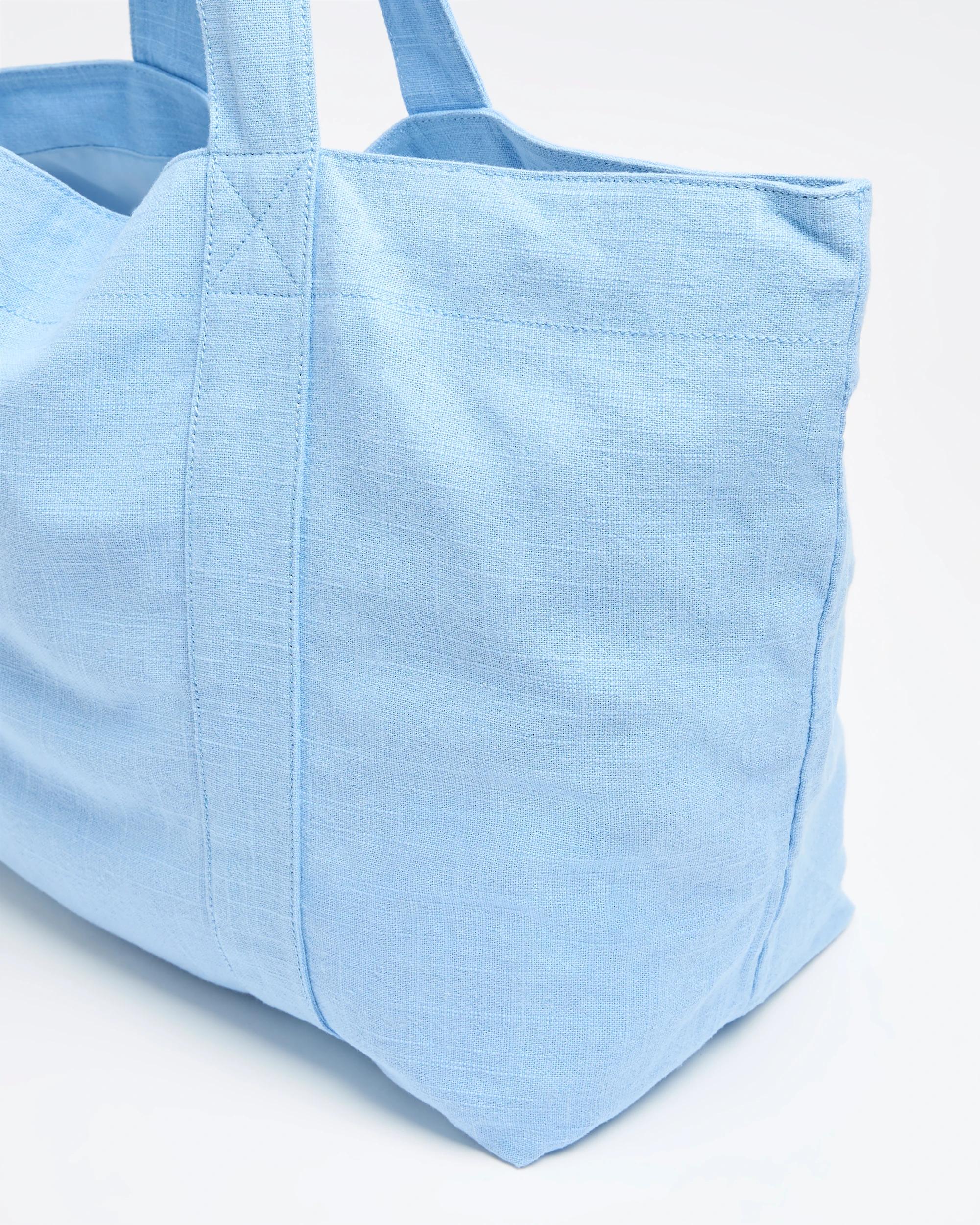 2 Target Large Fabric Tote Bag PERIWINKLE, 2 of 2