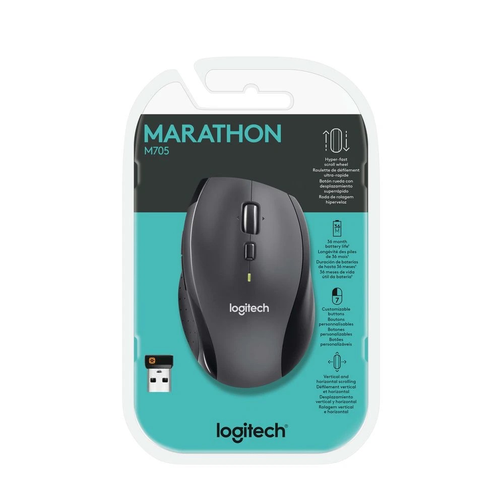9 Logitech M705 Marathon Wireless Mouse, 9 of 9