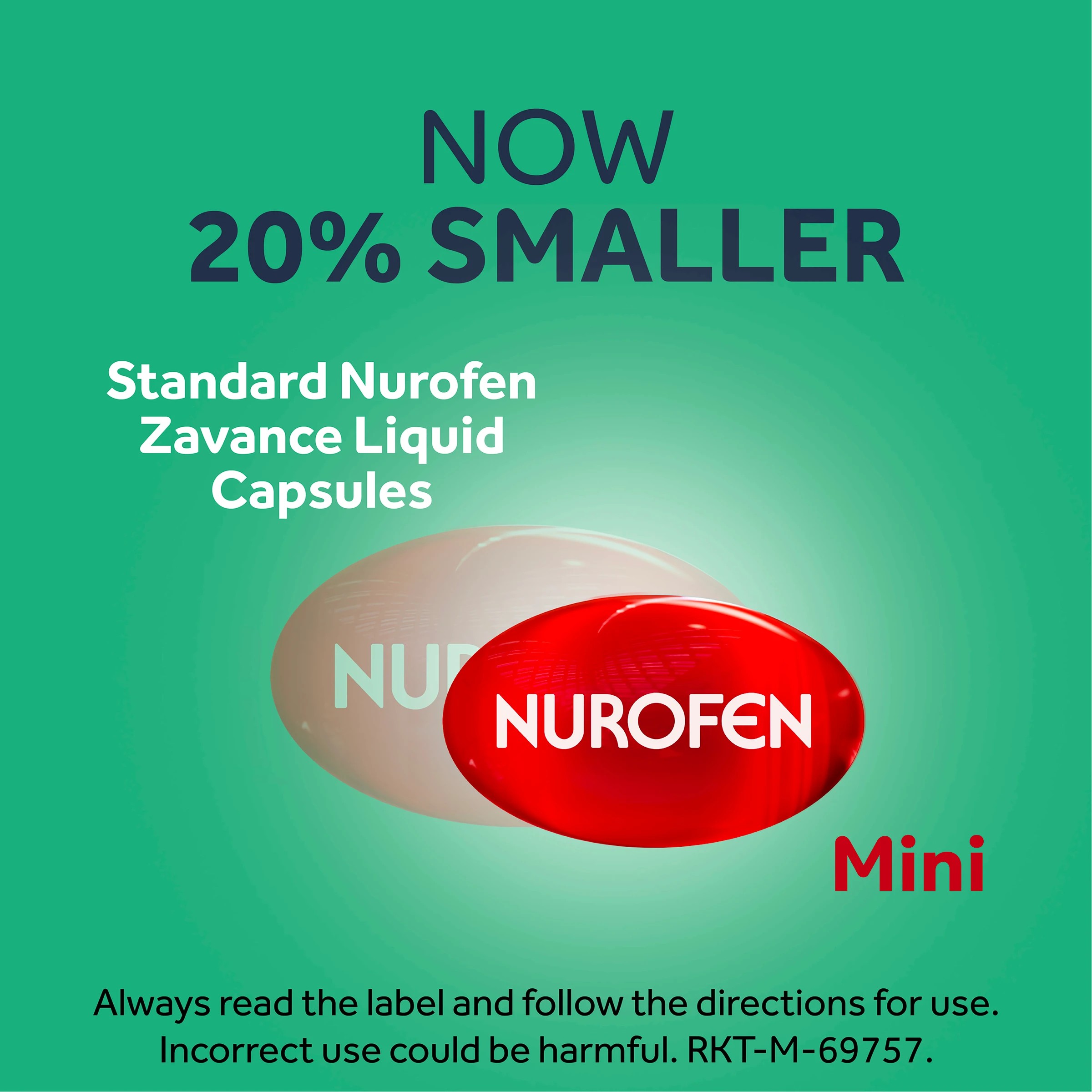 6 16 Pack Nurofen Zavance Mini Liquid Capsules Ibuprofen 200mg, 6 of 10