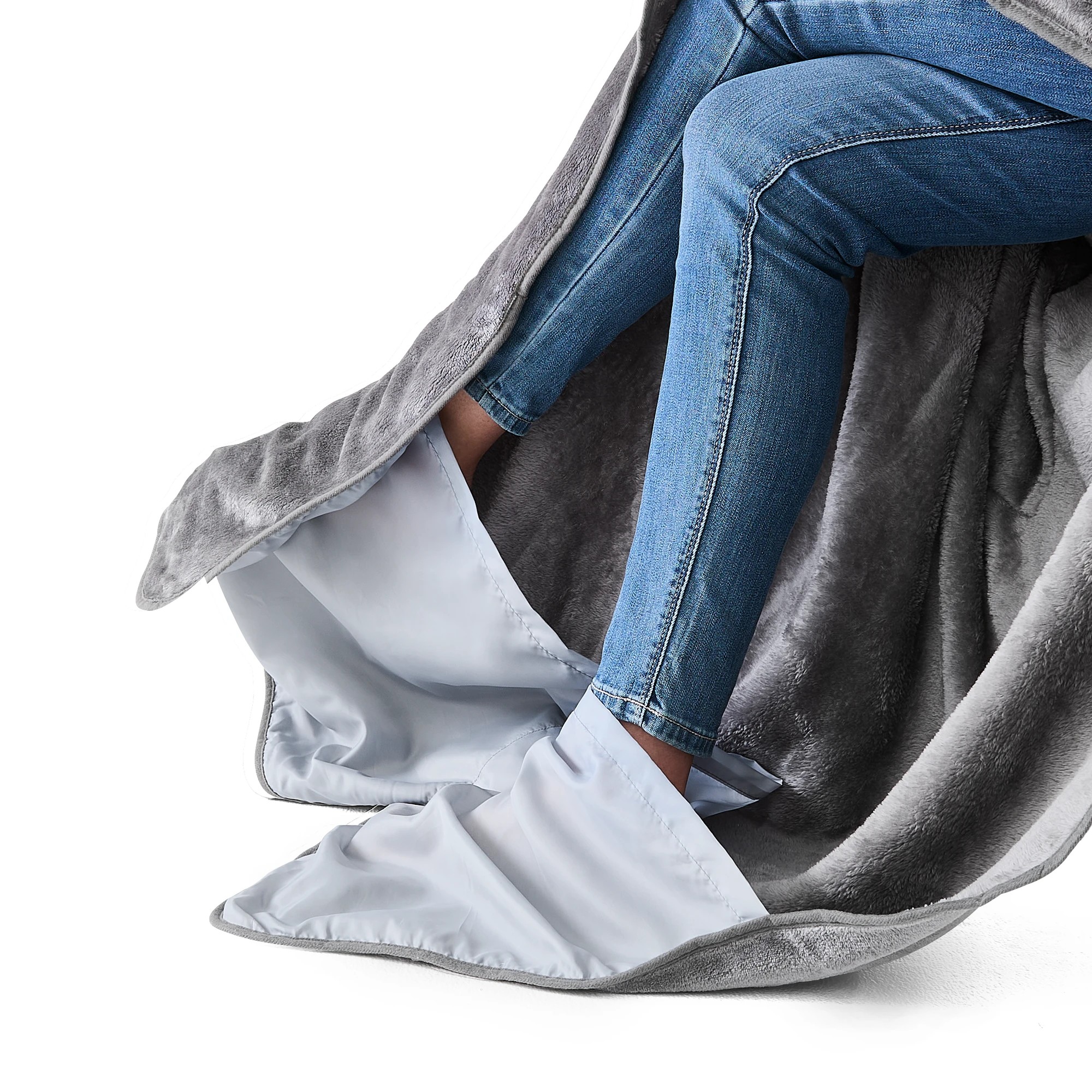 3 Packable Travel Blanket with Pockets, 3 of 10