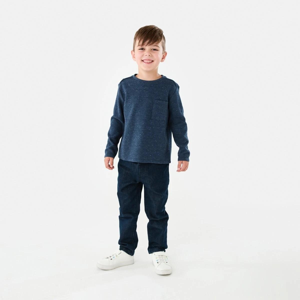 5 Long Sleeve Ottoman T-shirt Tnyb Marle, 5 of 8