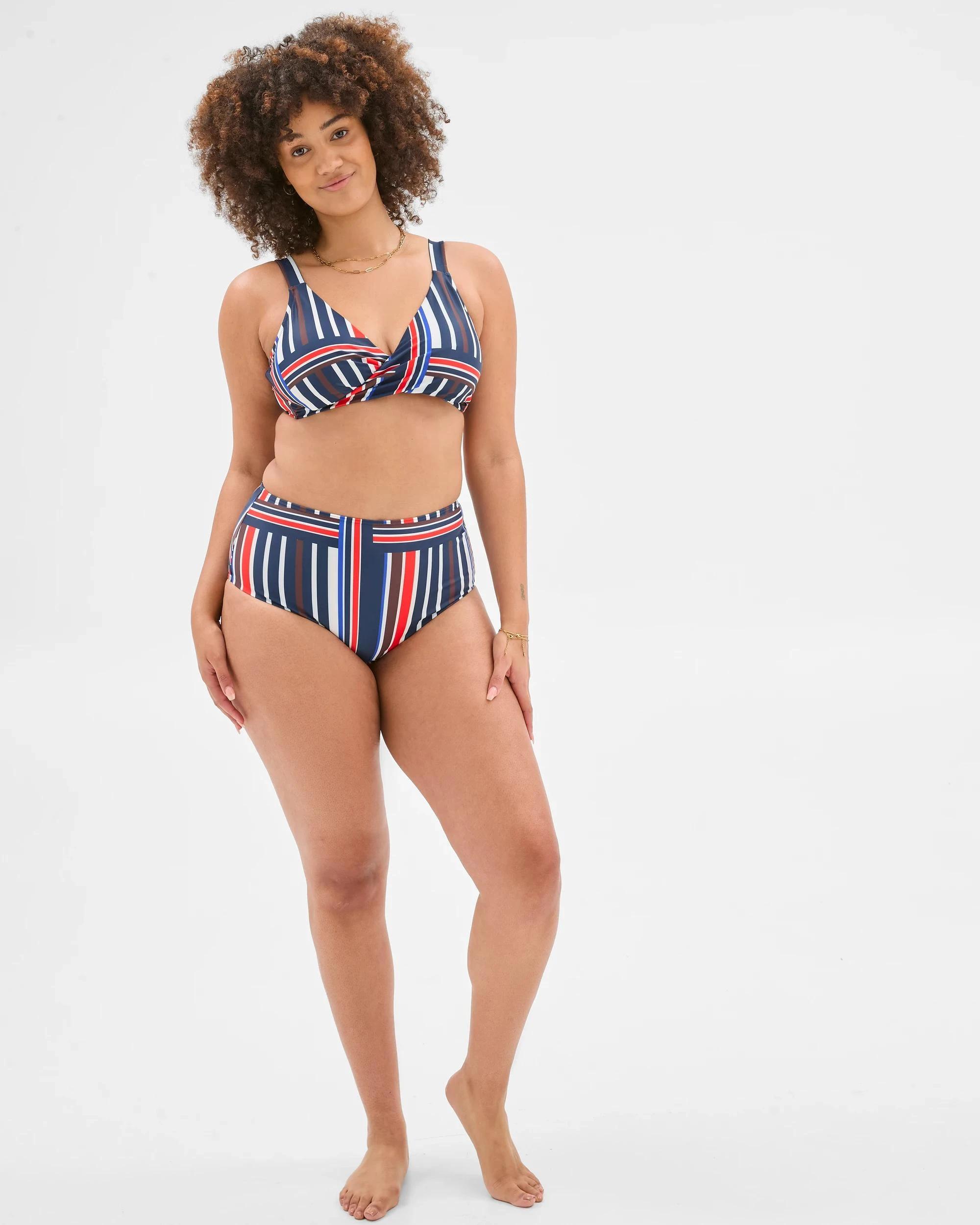 10 Target Resort High Waisted Smooth Bikini Bottoms - Shape Your Body SUMMER ABSTRACT, 10 of 10