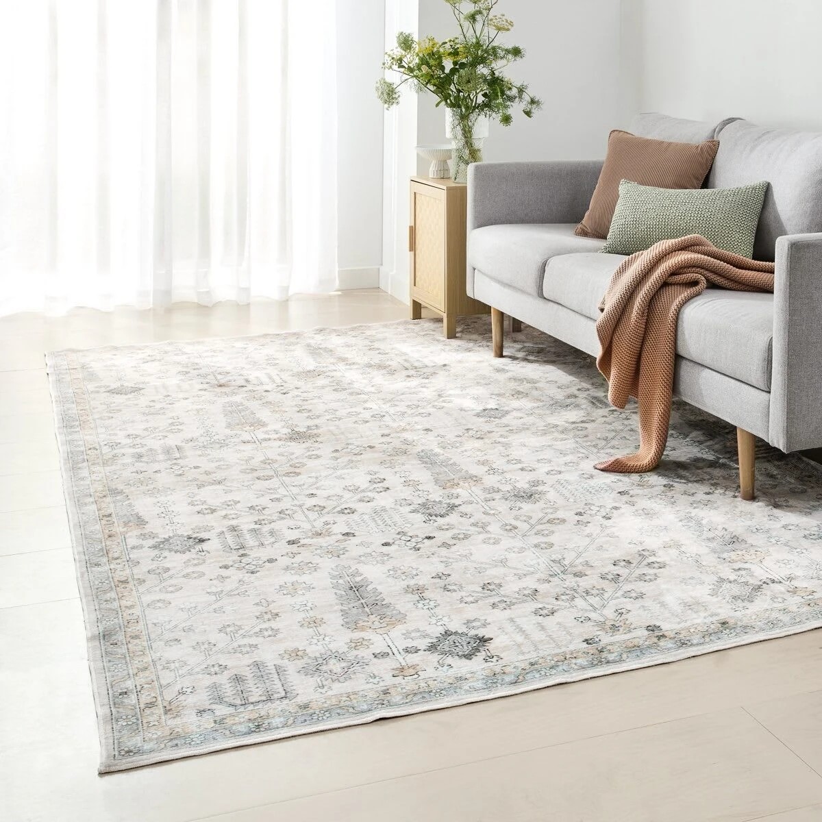 1 Zara Soft Washable Rug - Extra Large - 270cm x 180cm, 1 of 9