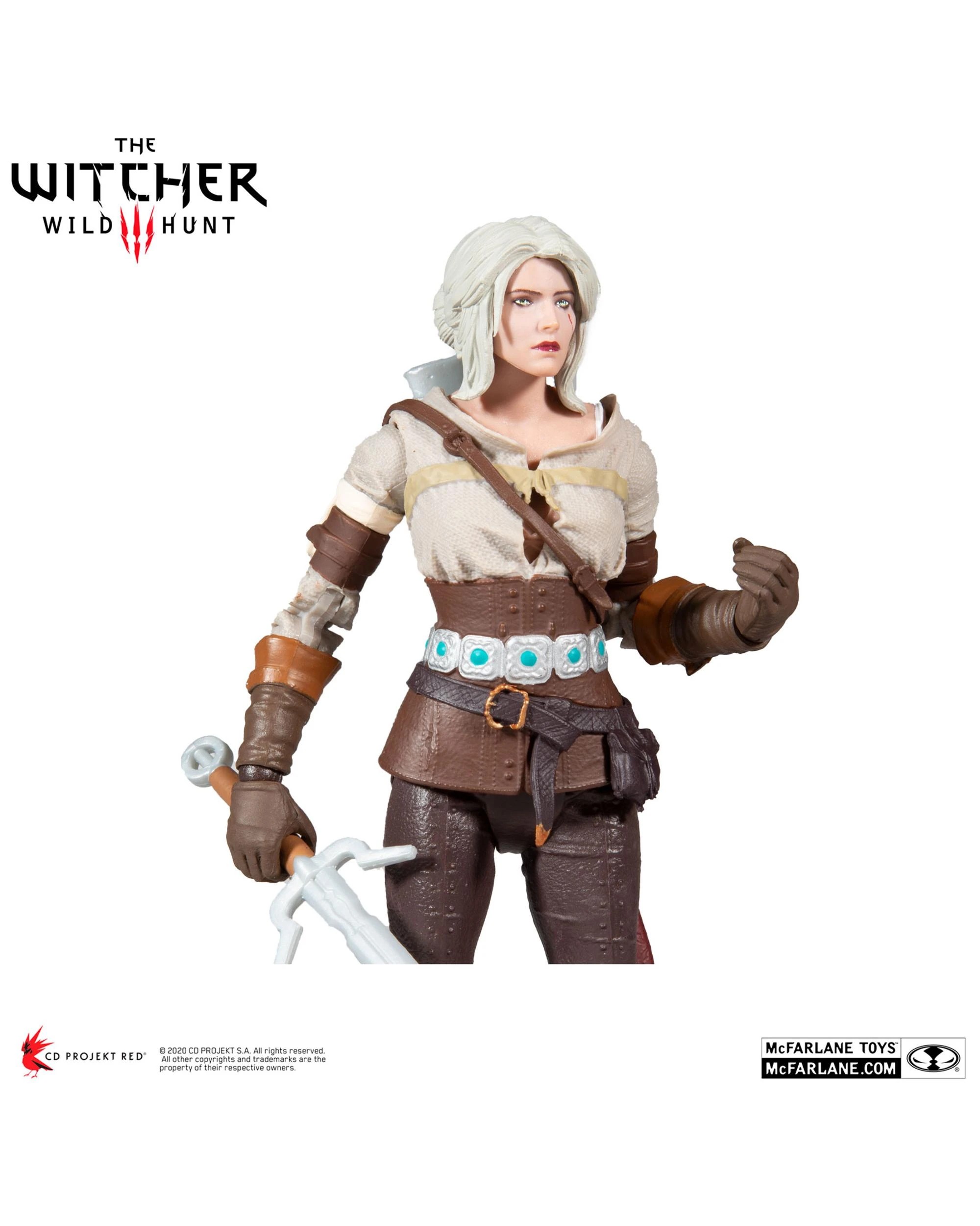 3 McFarlane Toys The Witcher 3 Wild Hunt Ciri Cirilla Fiona Elen Riannon 7 inch Action Figure, 3 of 8