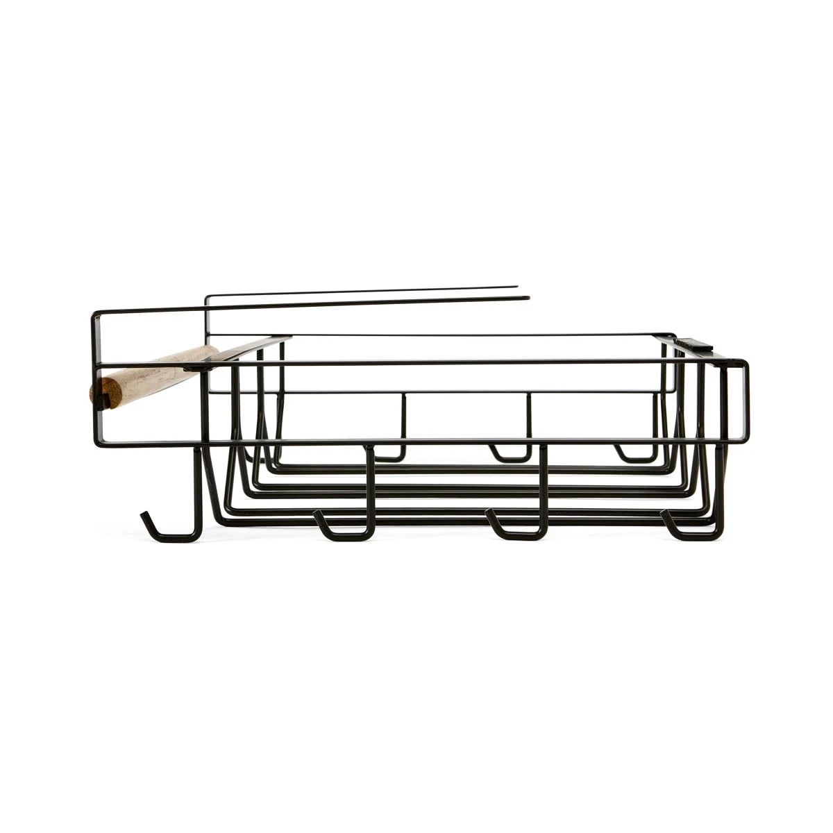 5 Wire and Wood Undershelf Glass and Mug Rack, 5 of 7