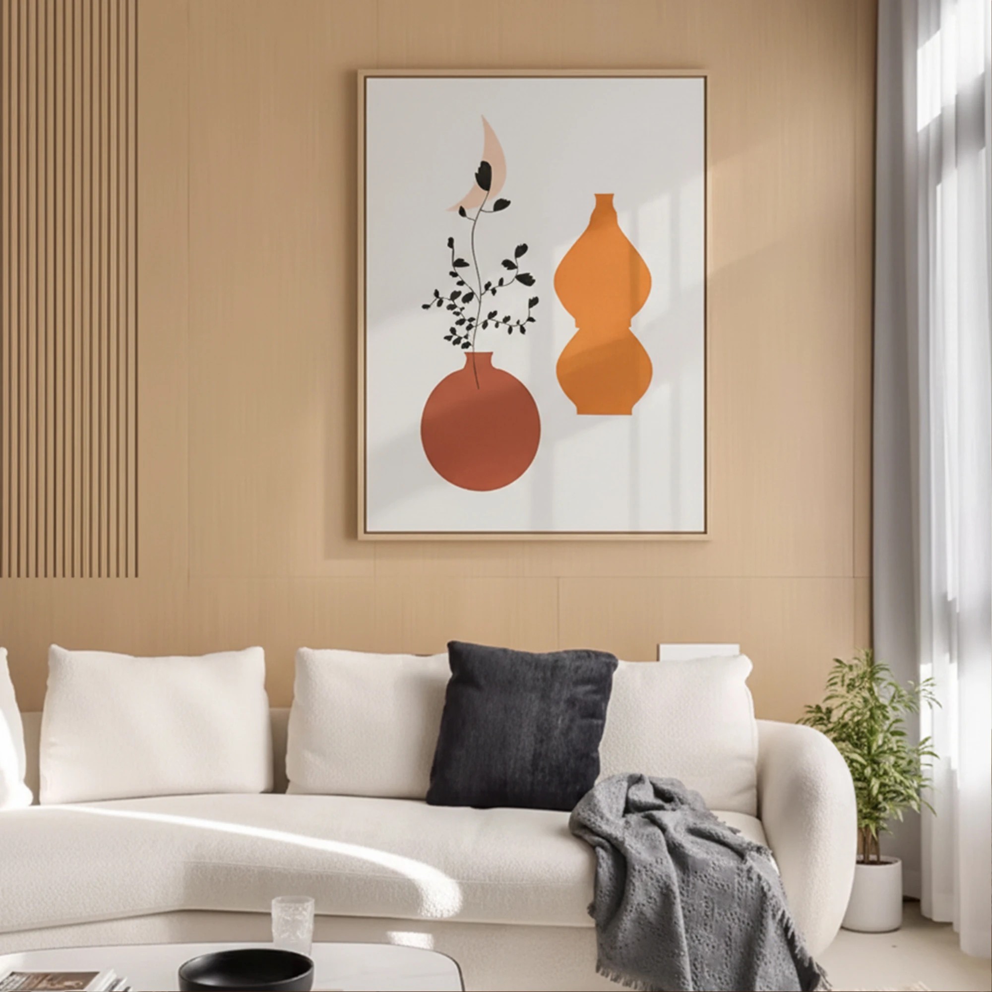 8 Yezi Large Abstract Canvas Wall Art Print Modern Fadeless Bedroom Home Decor, 8 of 9