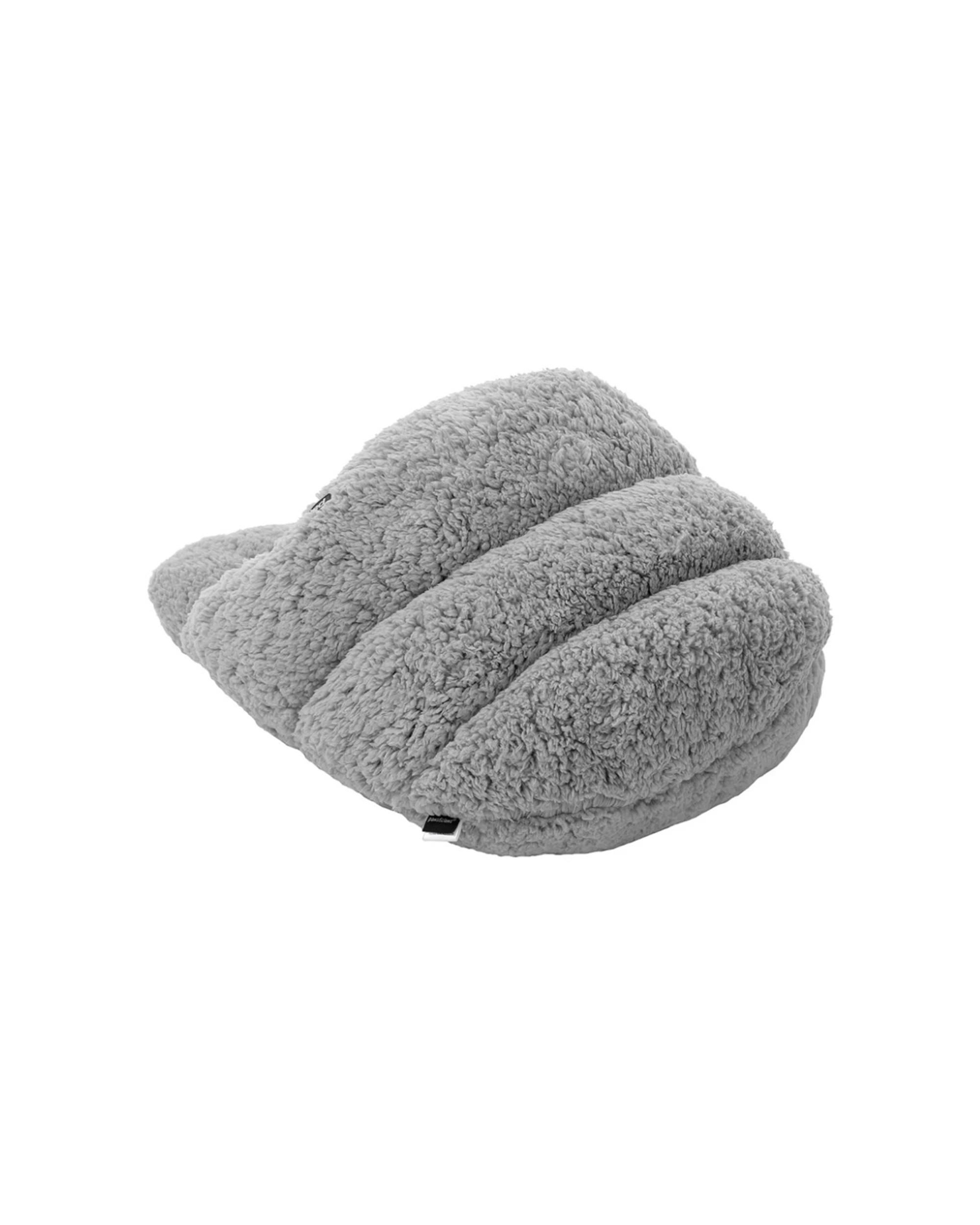 5 Paws & Claws Sherpa Igloo Pet Dog Cat Soft Bed 58x44cm - Grey, 5 of 6