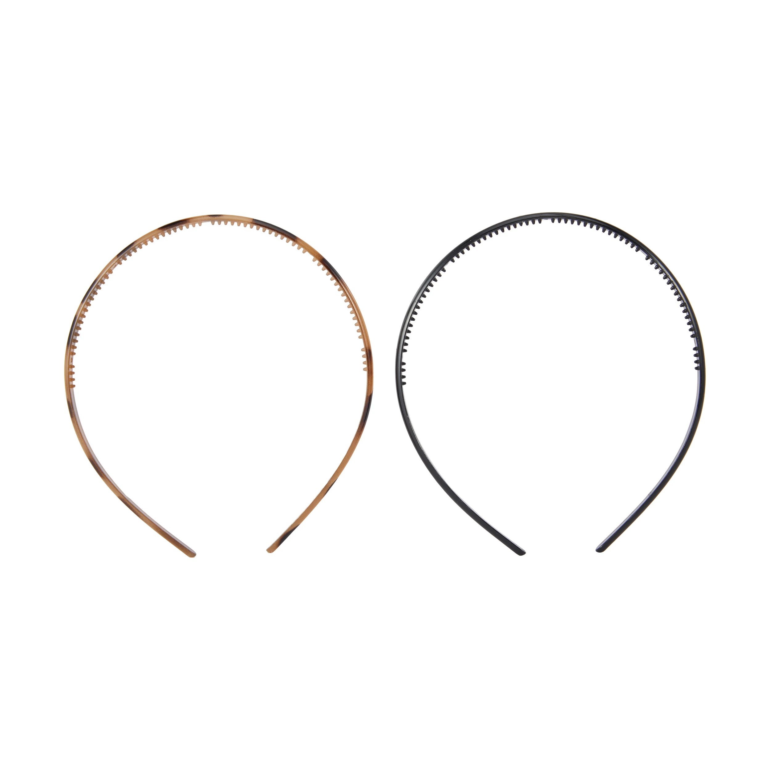 3 OXX Haircare 2 Piece Headband - Black and Tort, 3 of 4