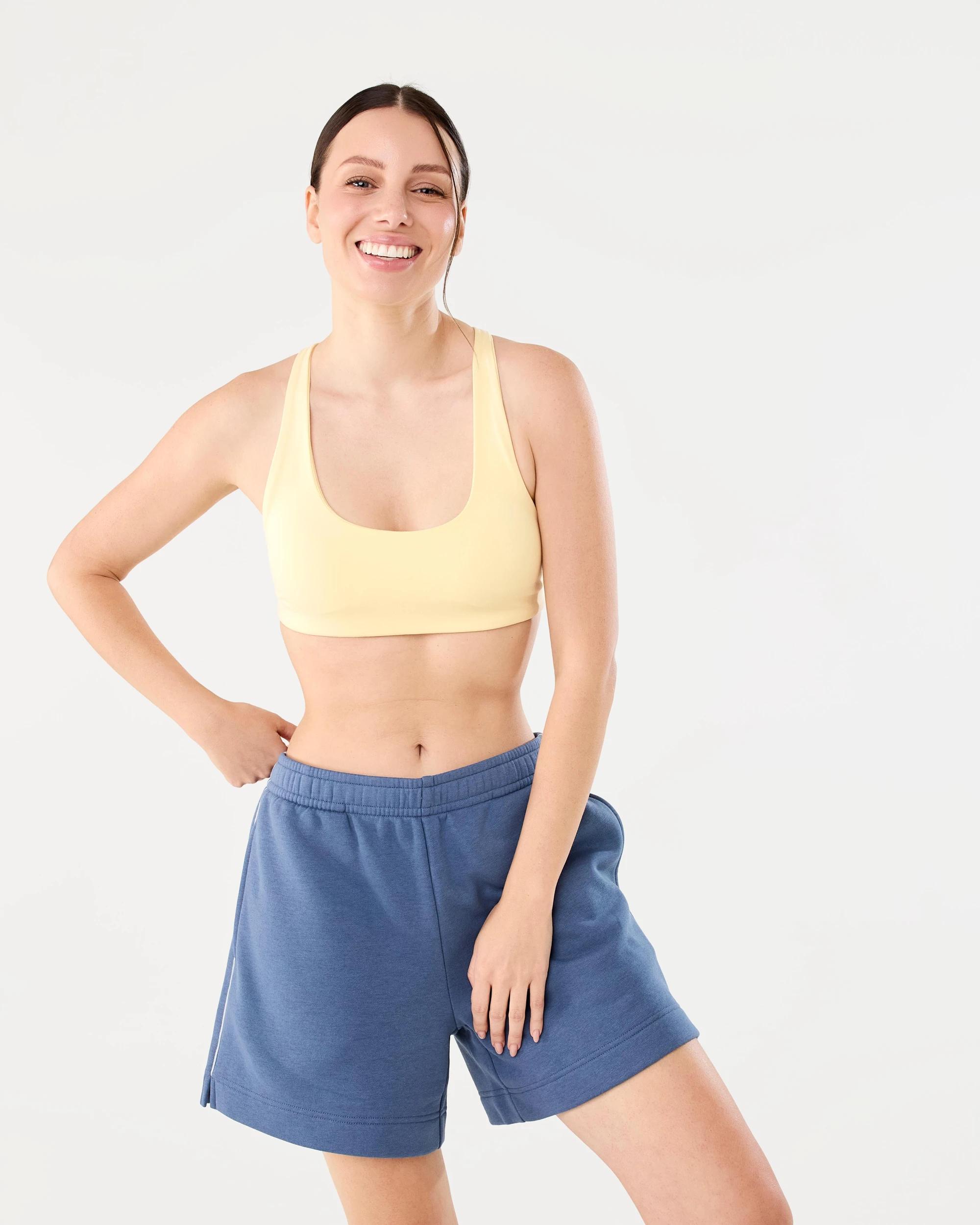 8 Active Womens A-Line Fleece Shorts Nightfall, 8 of 8
