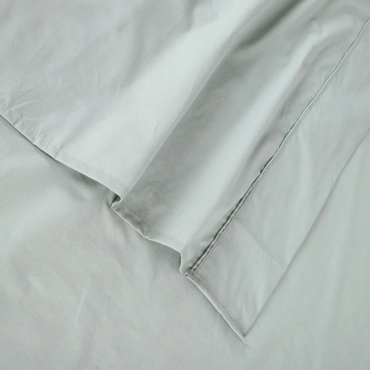 4 250 Thread Count Cotton Rich Sheet Set - Queen Bed, Eucalyptus, 4 of 6