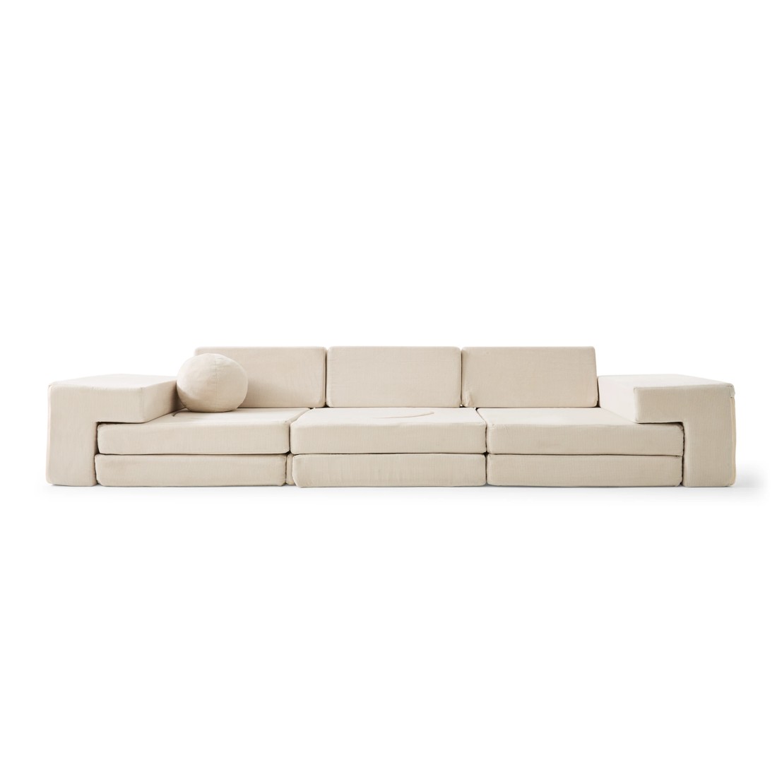 4 15 Piece Large Play Couch - Grey, 4 of 10