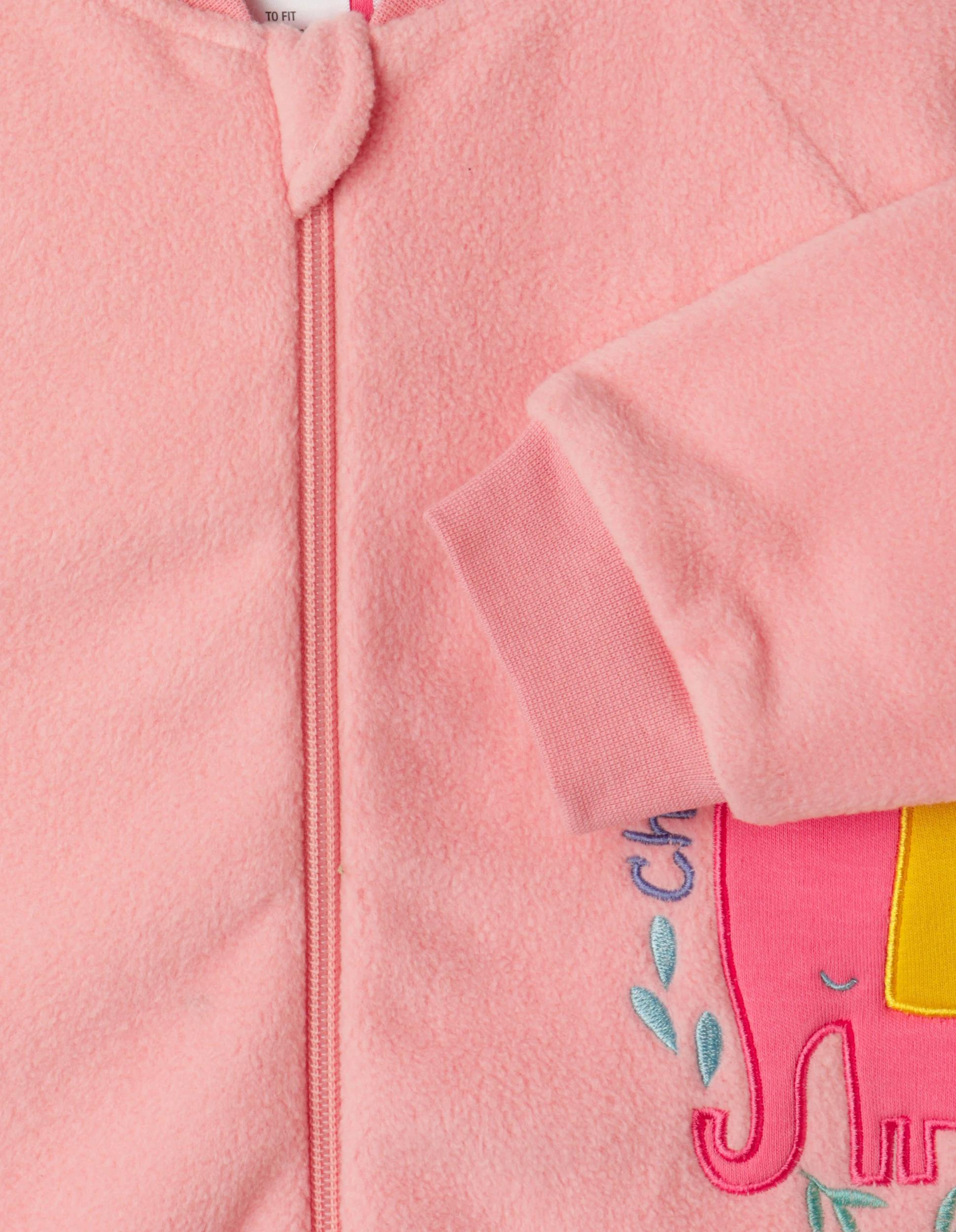4 Snugtime Lined polar fleece blanket sleeper Pink size 6 PINK, 4 of 7