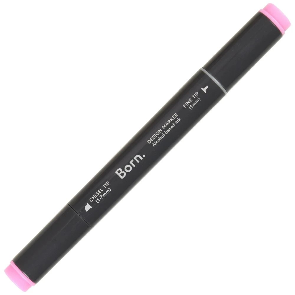 4 Born Professional Dual-Tip Artist Marker Sakura Pink RV394, 4 of 4