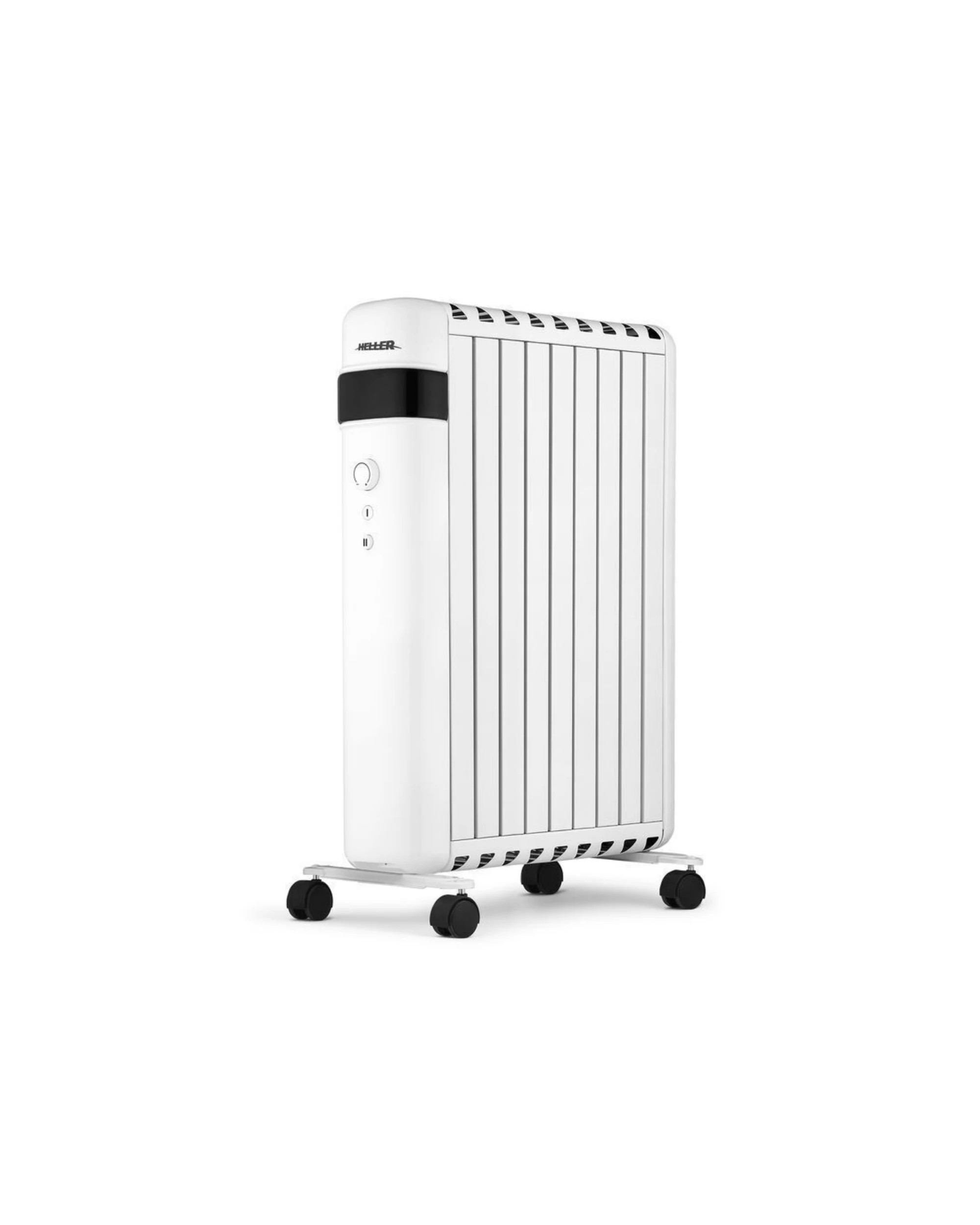 2 HELLER 2000W Column Heater - Portable Room Heater - Thermostat Control - White, 2 of 4