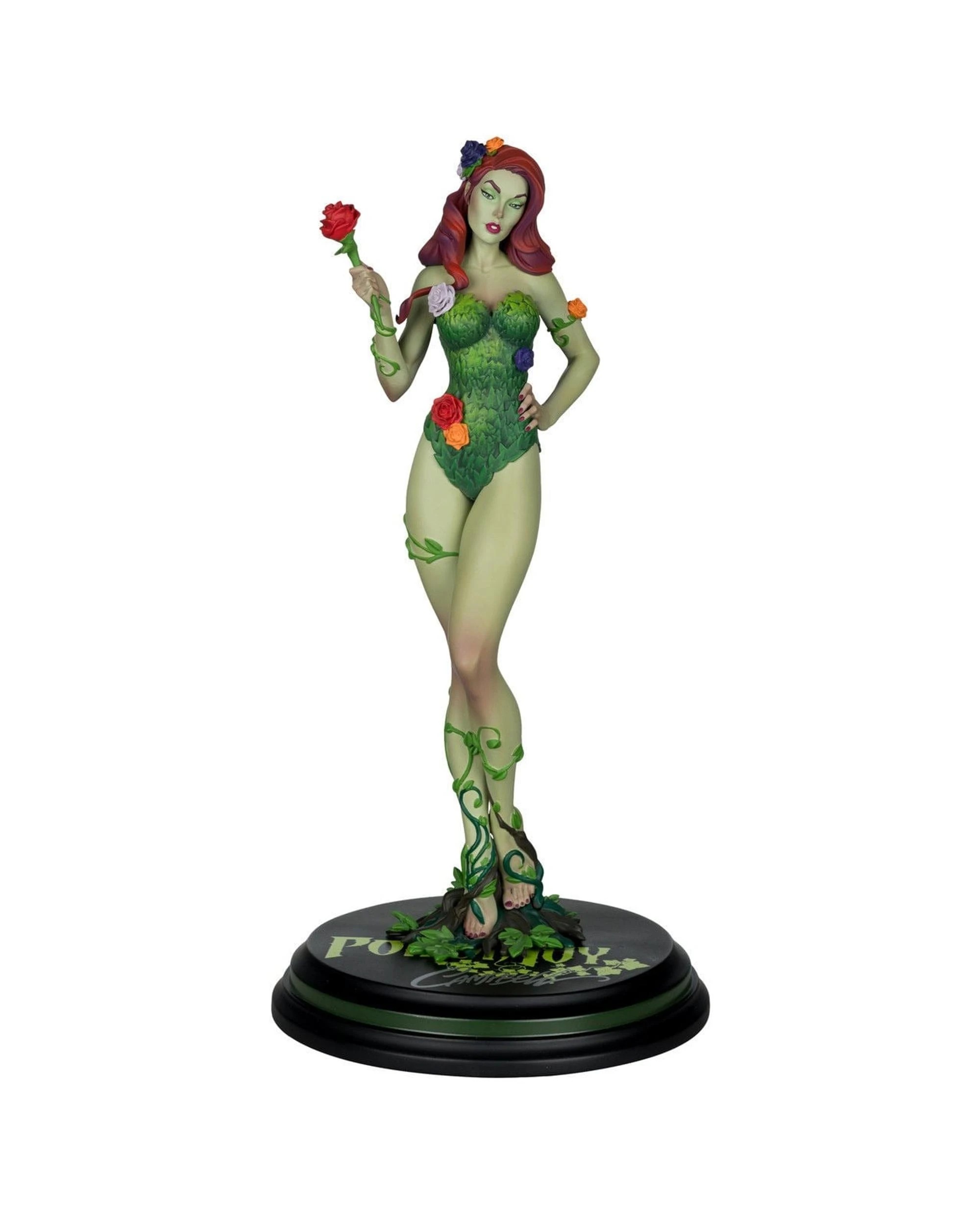 1 DC Multiverse DC Cover Girls Poison Ivy 1:8 Scale Resin Statue, 1 of 4