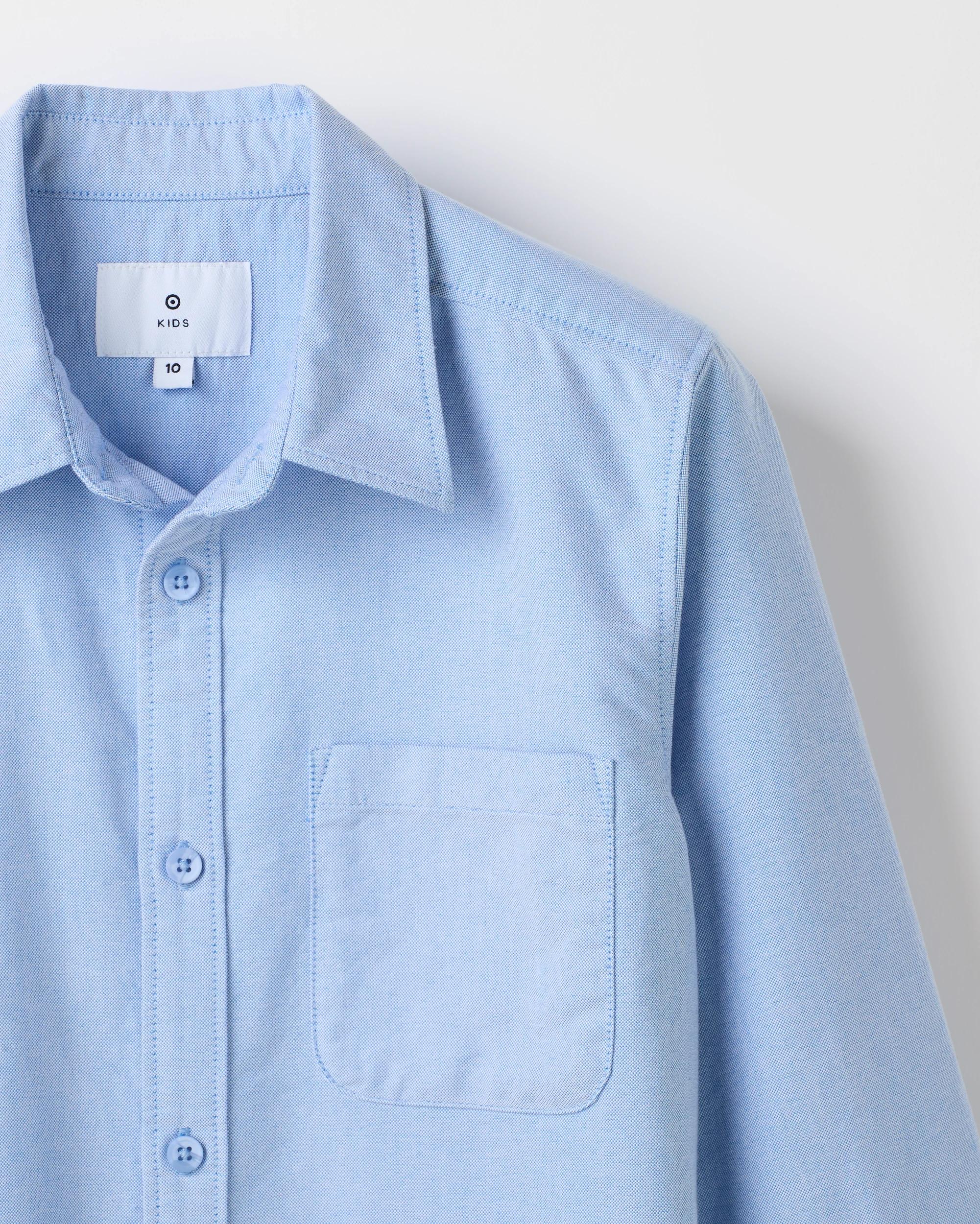 6 Target Australian Cotton Long Sleeve Shirt CHAMBRAY, 6 of 6