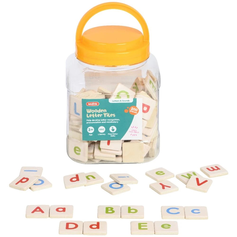 3 Kadink Wooden Letter Tiles Jar 200 Pack, 3 of 4