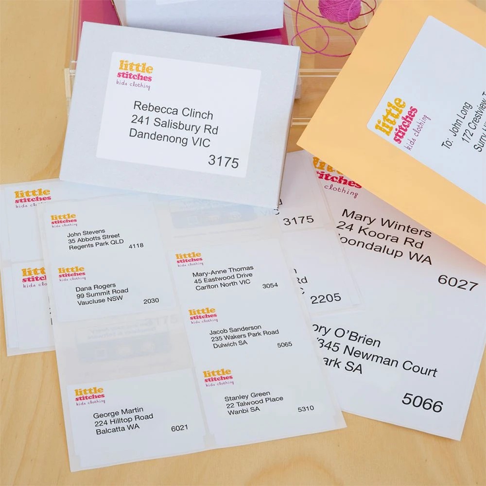 6 Avery Premium White Shipping Labels AveryEco 1UP 100 Sheets, 6 of 8