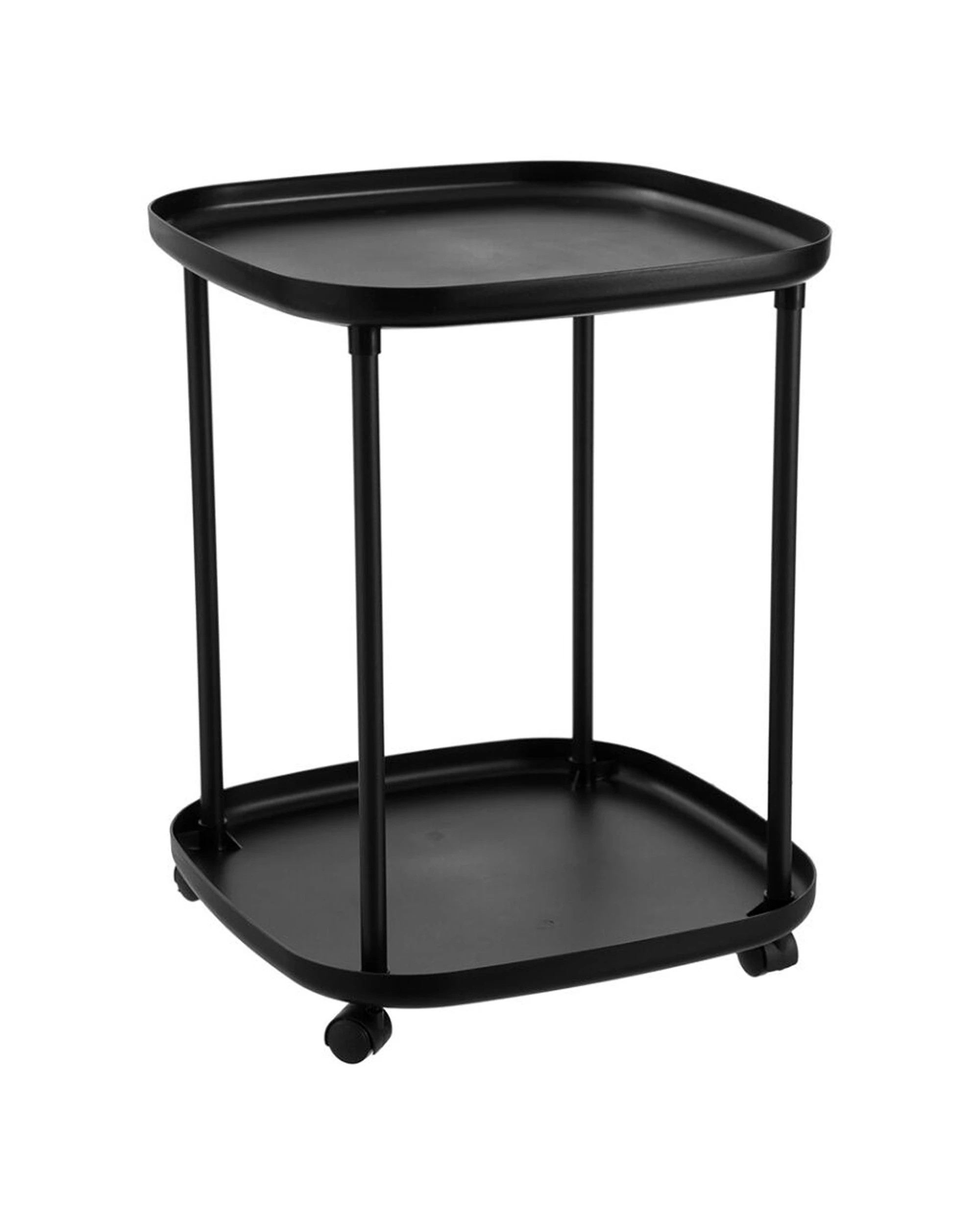 7 Boxsweden Luno 2 Tier Side Table With Wheels Durable Design Versatile Use - Multi, 7 of 7