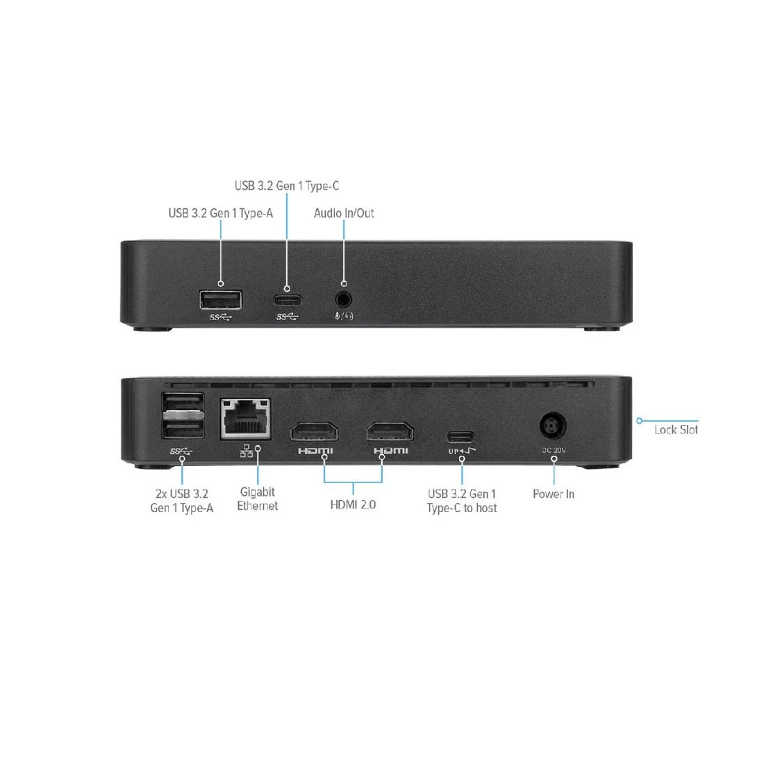 3 Targus 65W USB-C  Docking Station DV4K, 3 of 10