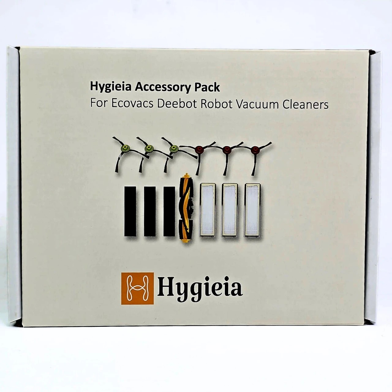 8 Hygieia Accessory Pack For Ecovacs Deebot Ozmo 920/950/T5/N7/N8/N10/T8/T9 Robot Vacuum Cleaners - Black, 8 of 8