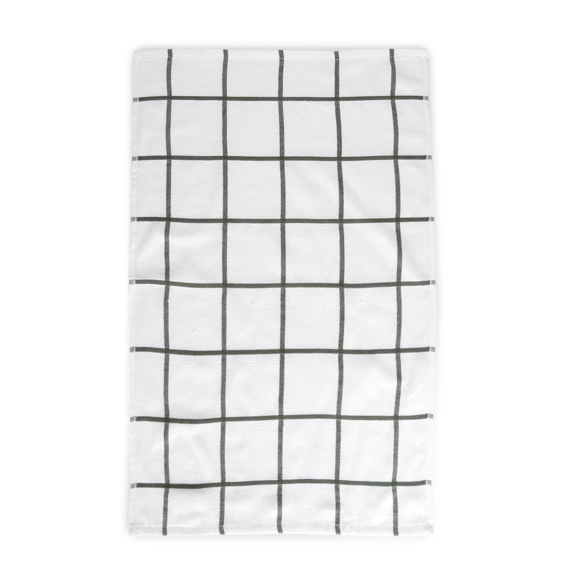 5 4 Pack Green Linear Terry Tea Towels, 5 of 7