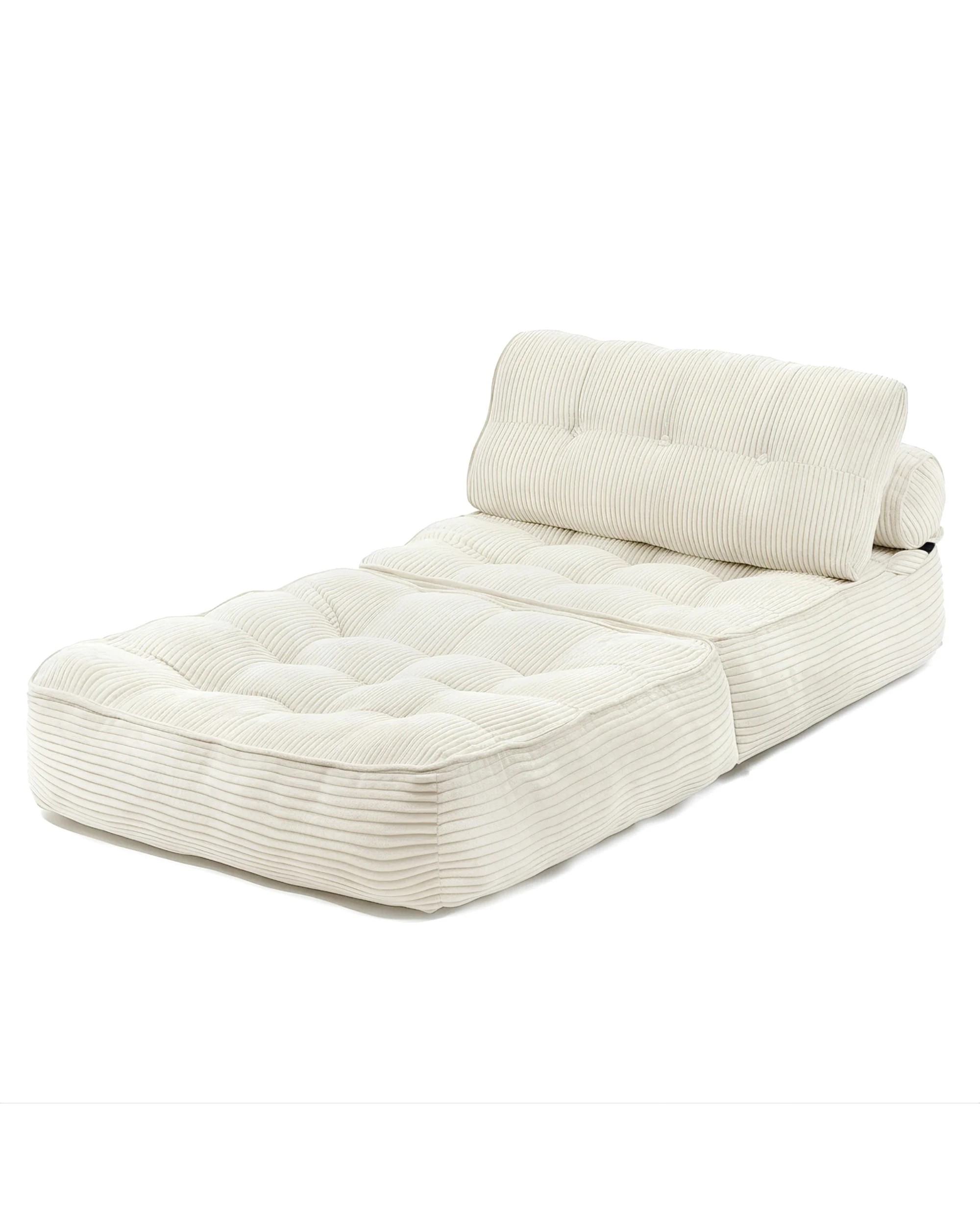 6 Advwin 3-in-1 Floor Folding Sofa Bed Convertible Sleeper Chair w/ Pillow Single Corduroy Lazy Sofa Couch Mattress, 6 of 8