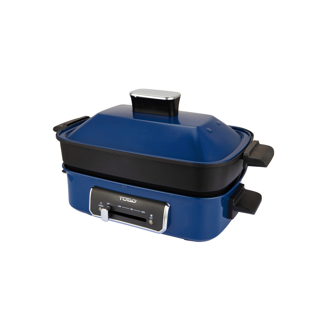 6 TODO 1400W 3-in-1 Electric Multifunction Cooking Pot BBQ Grill Pan Hot Pot, 6 of 9