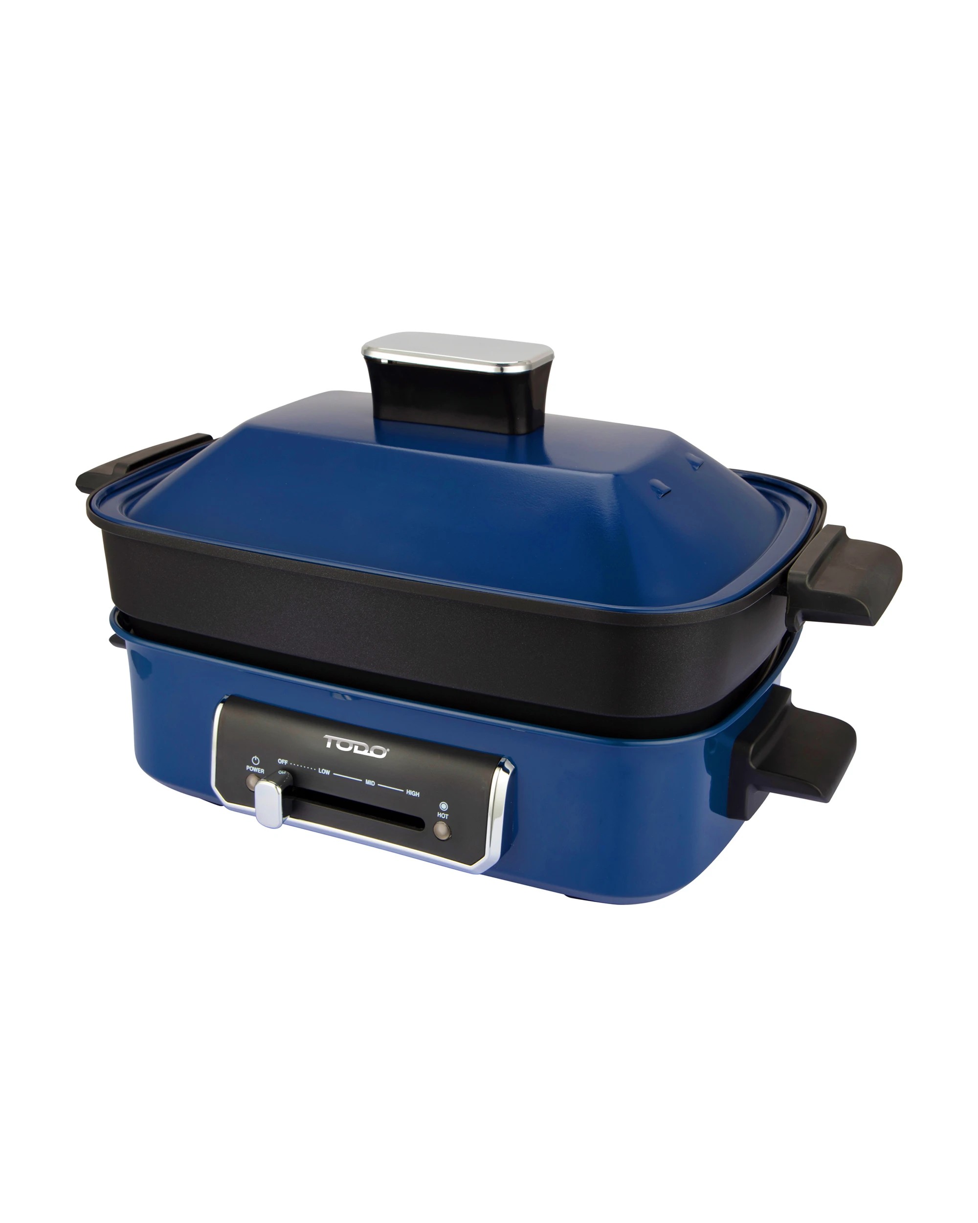 6 TODO 1400W 3-in-1 Electric Multifunction Cooking Pot BBQ Grill Pan Hot Pot, 6 of 9