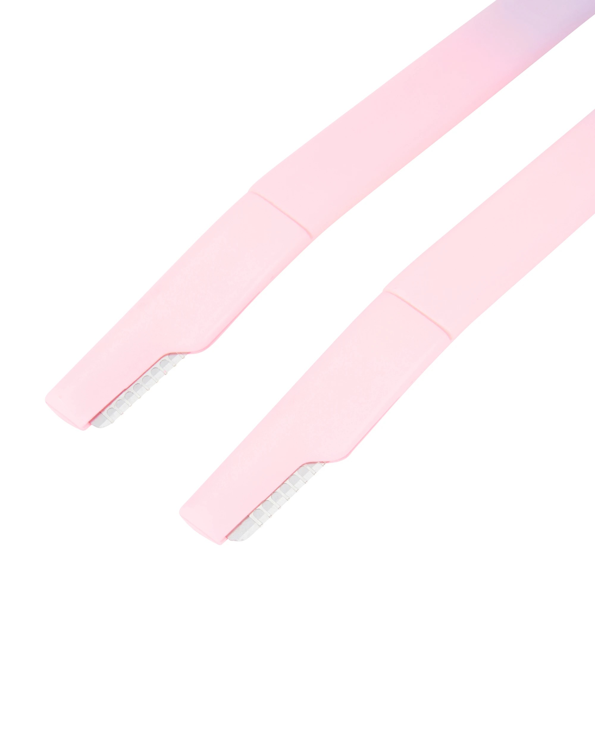 3 OXX Cosmetics 2 Pack Dual End Face and Brow Razor - Pink and Purple, 3 of 6
