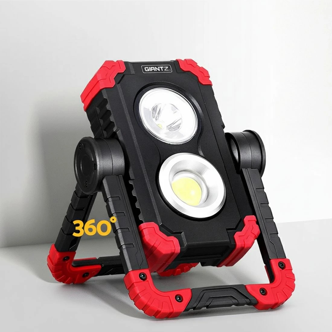 6 Giantz LED Work Light Torch USB 4400mAh Camping Workshop Foldable Flashlight Rotation - Multi, 6 of 7