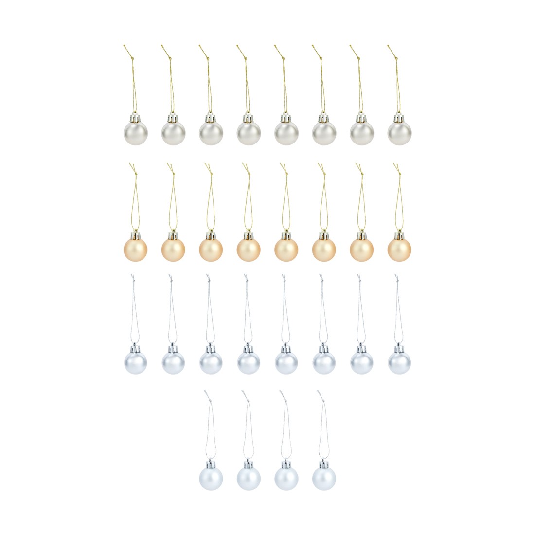 2 28 Pack 3cm Luxury Baubles, 2 of 8