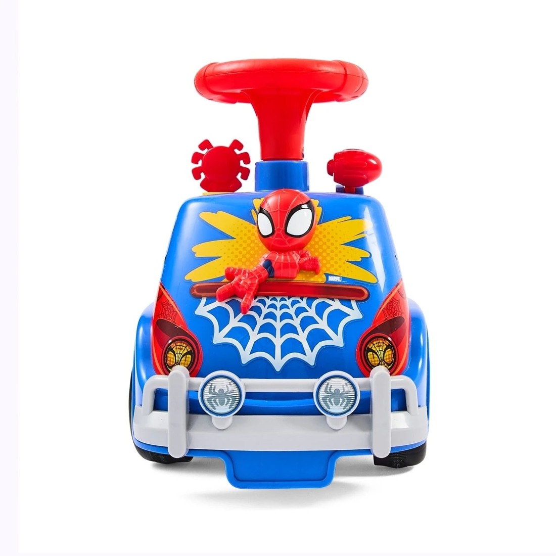 8 Kiddieland Disney Junior Marvel Spidey and His Amazing Friends Lights 'N' Sounds Spidey's Camper with Trailer, 8 of 10