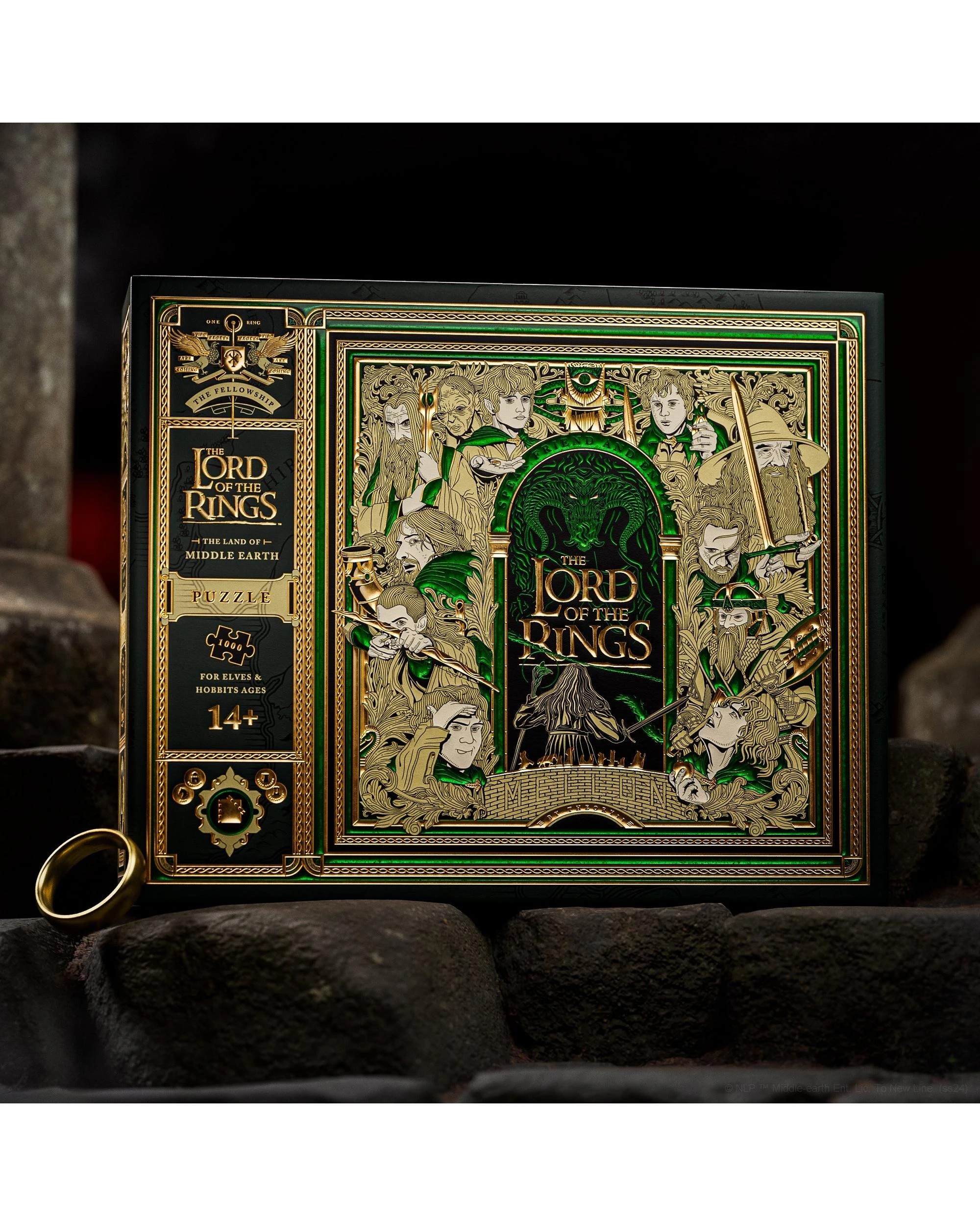2 theory11 The Lord of the Rings 1000 Piece Jigsaw Puzzle, 2 of 4