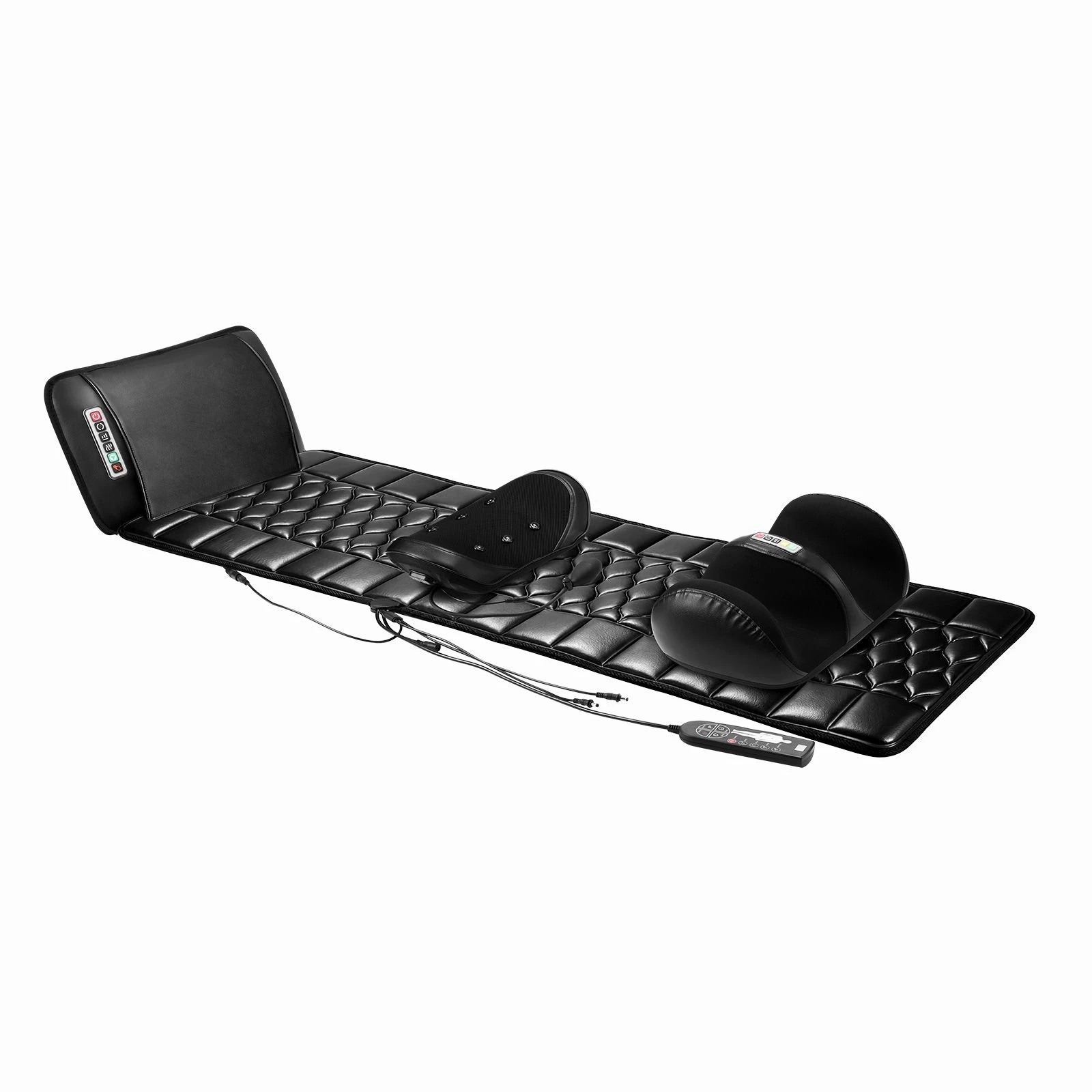 5 HOMASA Full Body Massage Mat Electric Heated Foot Back Massager Shiatsu Vibration Lumbar, 5 of 7