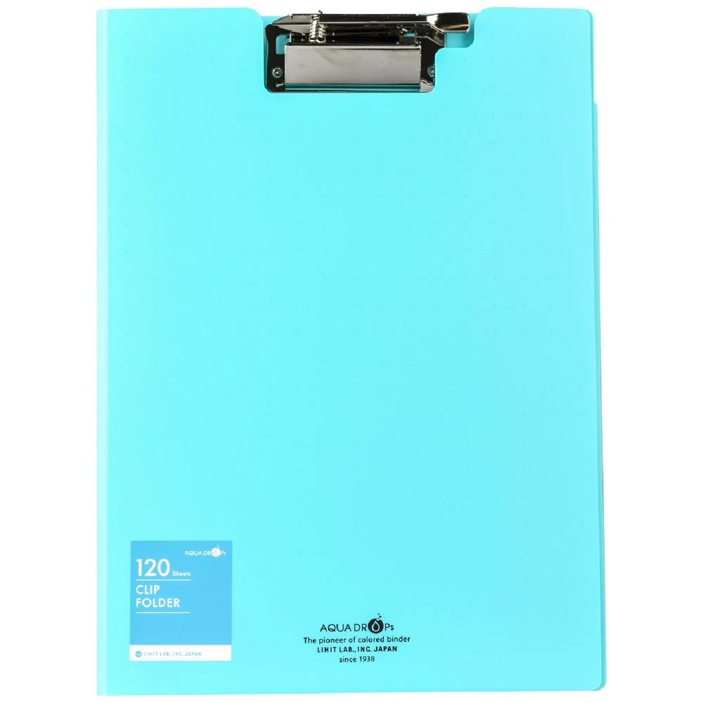 1 Aqua Drops Clipfolder A4 Vivid Teal, 1 of 4