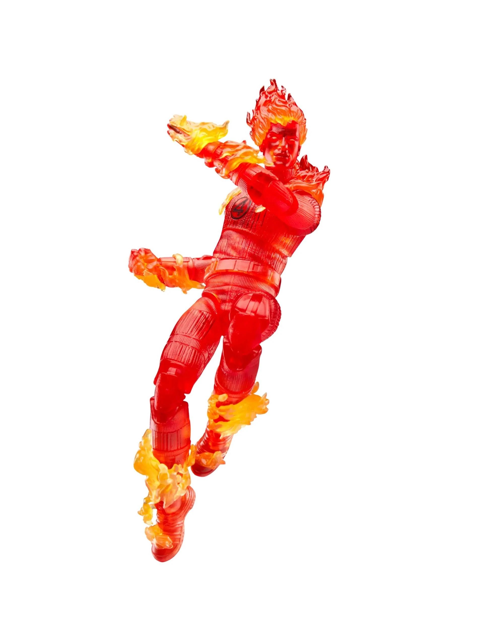 3 Marvel Legends Series: The Fantastic 4 First Steps: Human Torch, 3 of 7