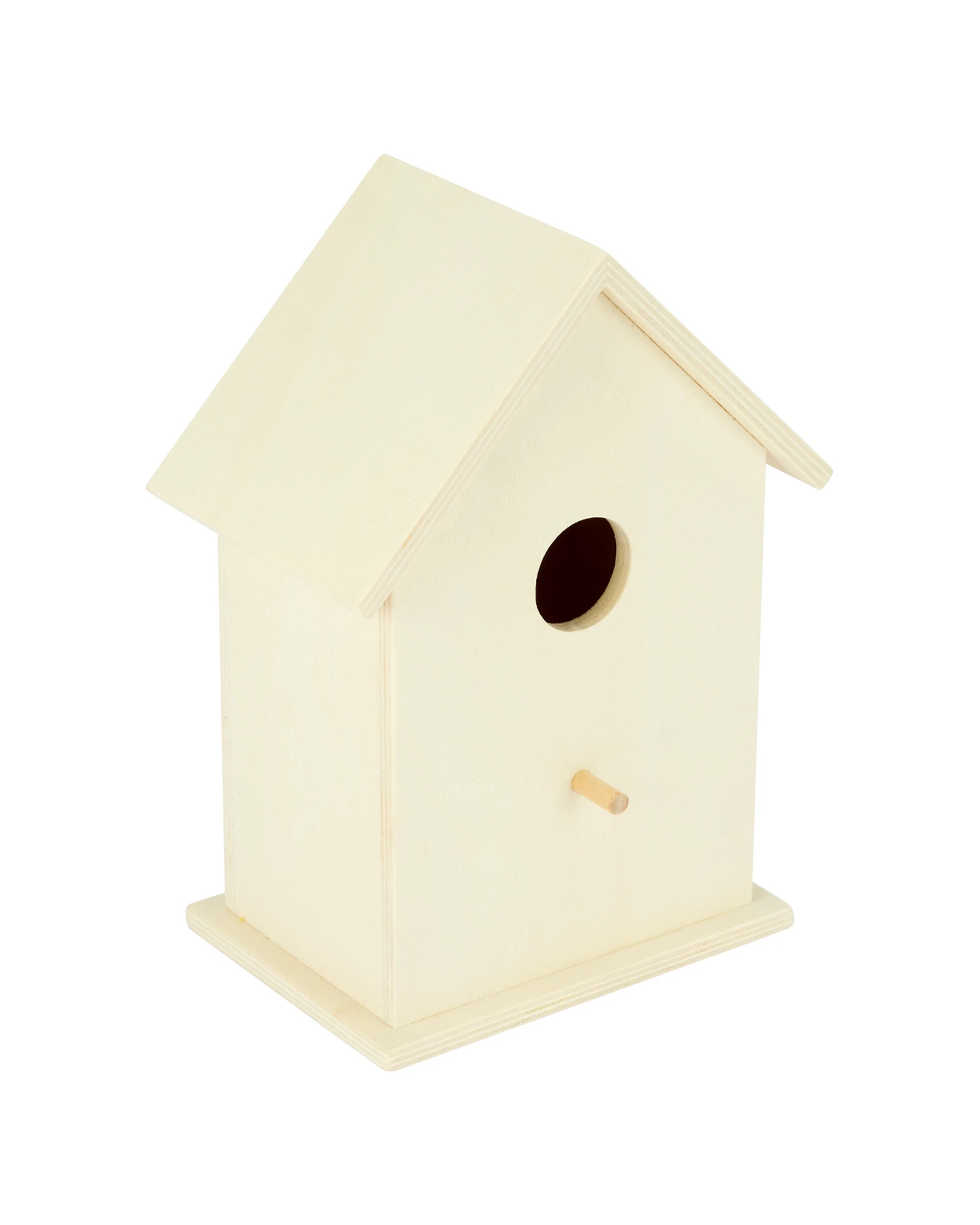 1 Wood Birdhouse, 1 of 6