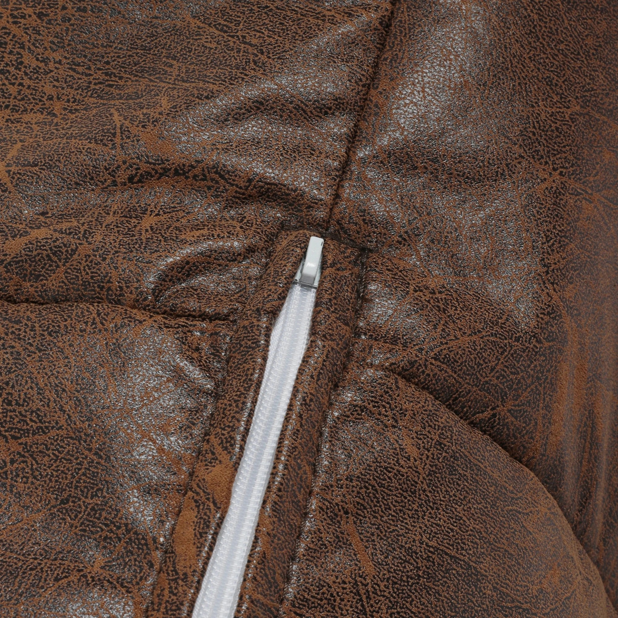 5 Marlow Bean Bag PU Cover Only - Brown, 5 of 6