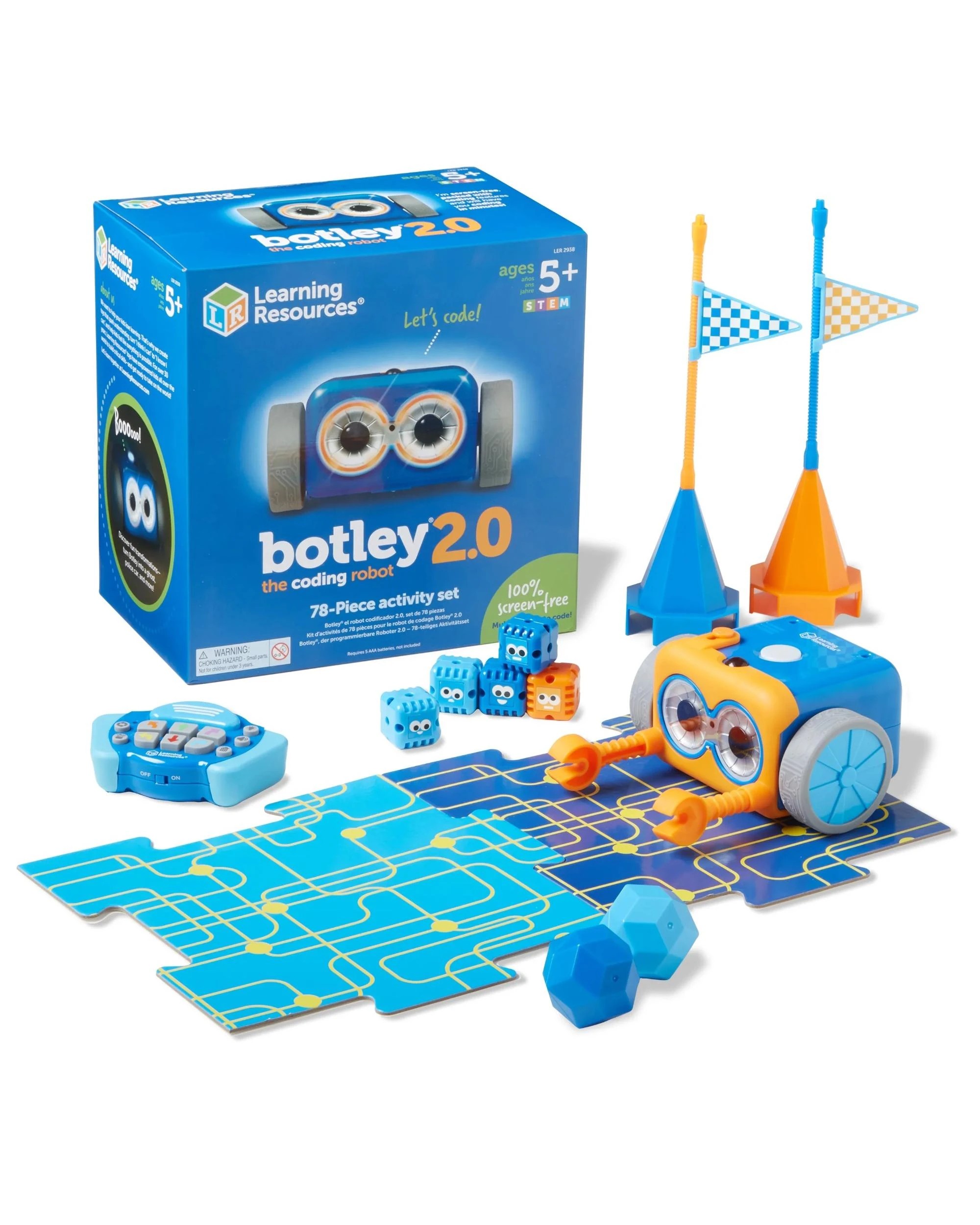 1 Learning Resources Botley 2.0 The Coding Robot Activity Set, 1 of 7