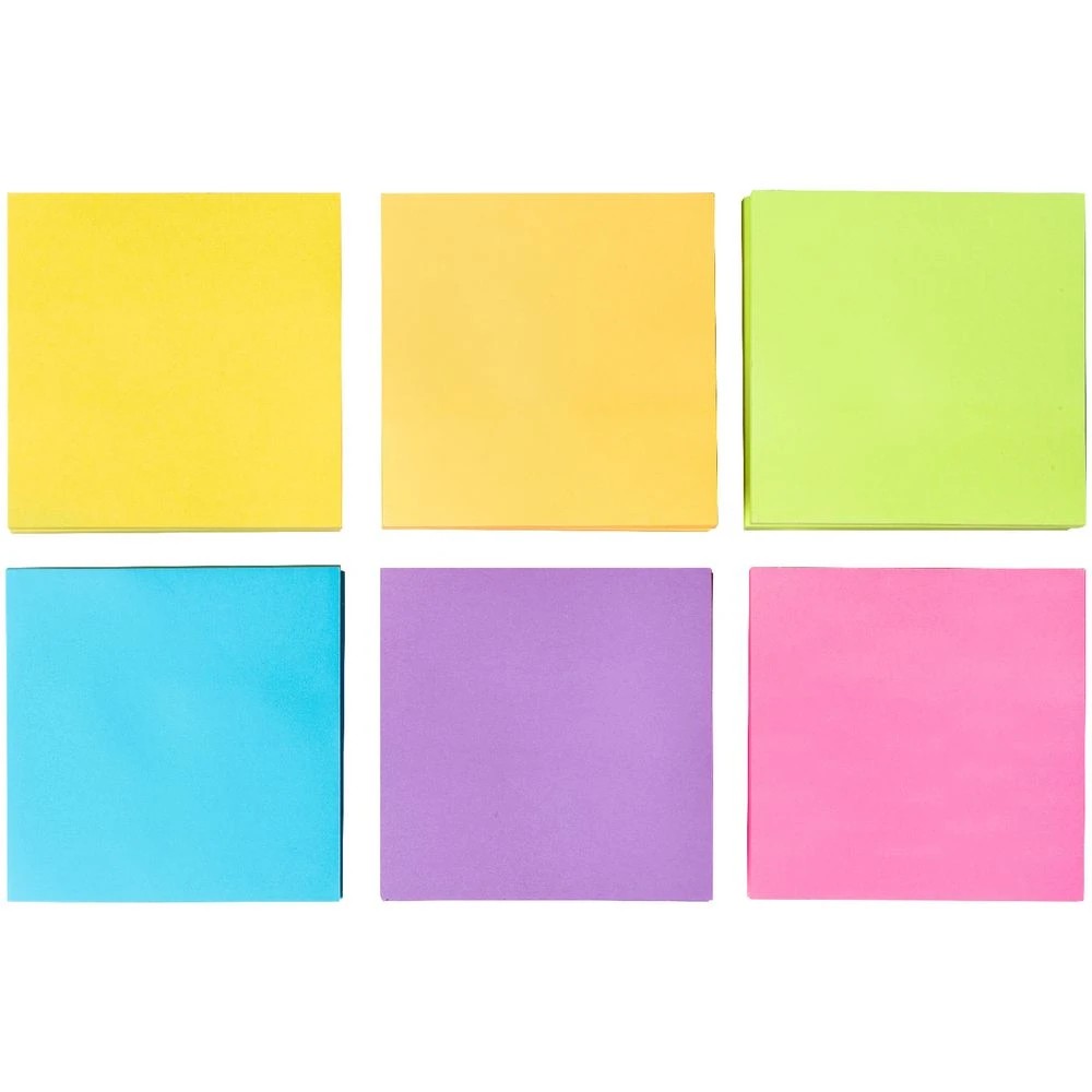 3 J.Burrows Stick-It Notes 76x76mm Assorted Ultra 12 Pack, 3 of 4