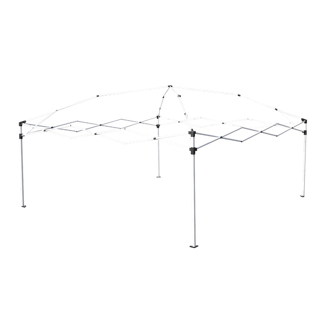 4 Mountview Pop Up Gazebo with Mesh Side Walls - Black, 4 of 8