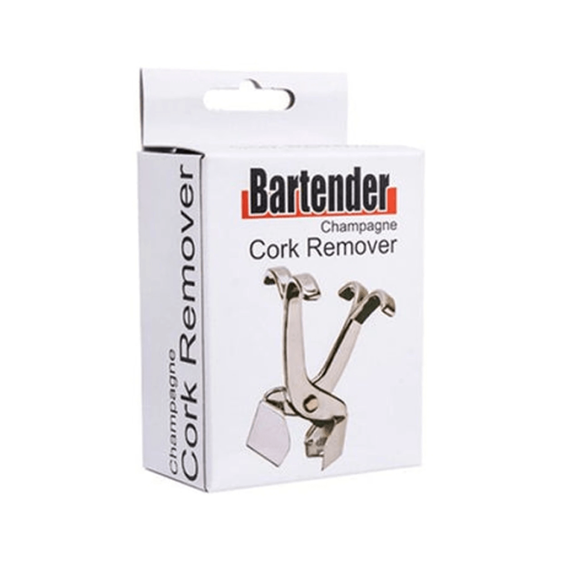 2 Bartender Champagne Cork Remover Bottle Opener Made From Metal Barware
 - Silver, 2 of 3