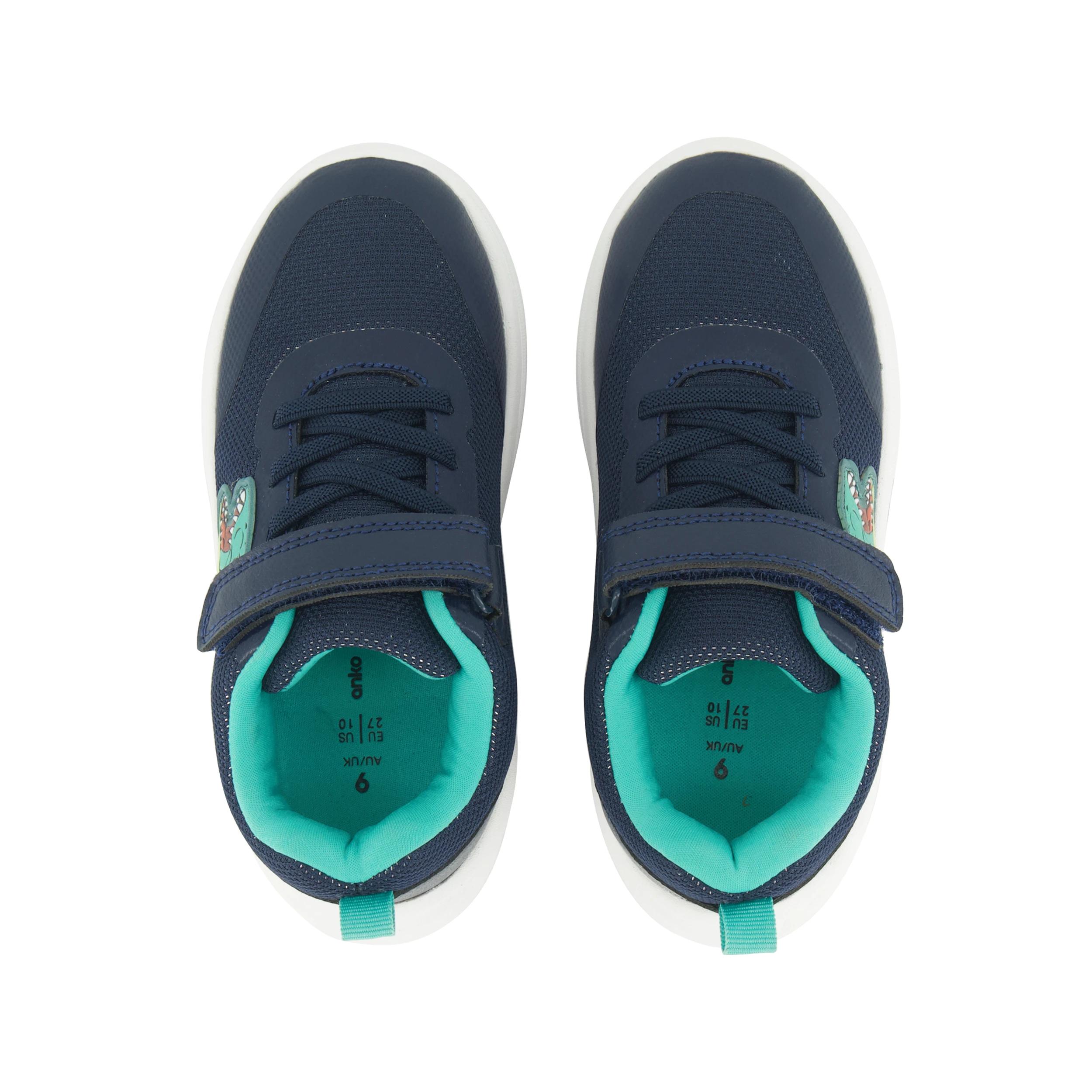 4 Junior Casual Shoes NAVY LIGHT UP DINO, 4 of 5