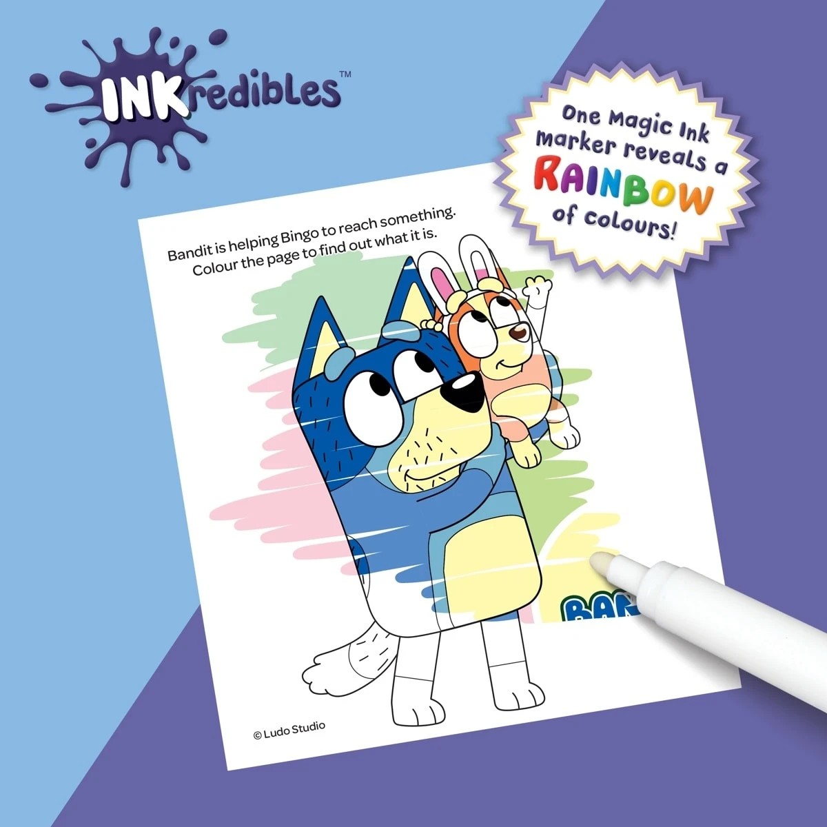 3 INKredibles Bluey Mess-Free Magic Ink! Pictures - Book, 3 of 5