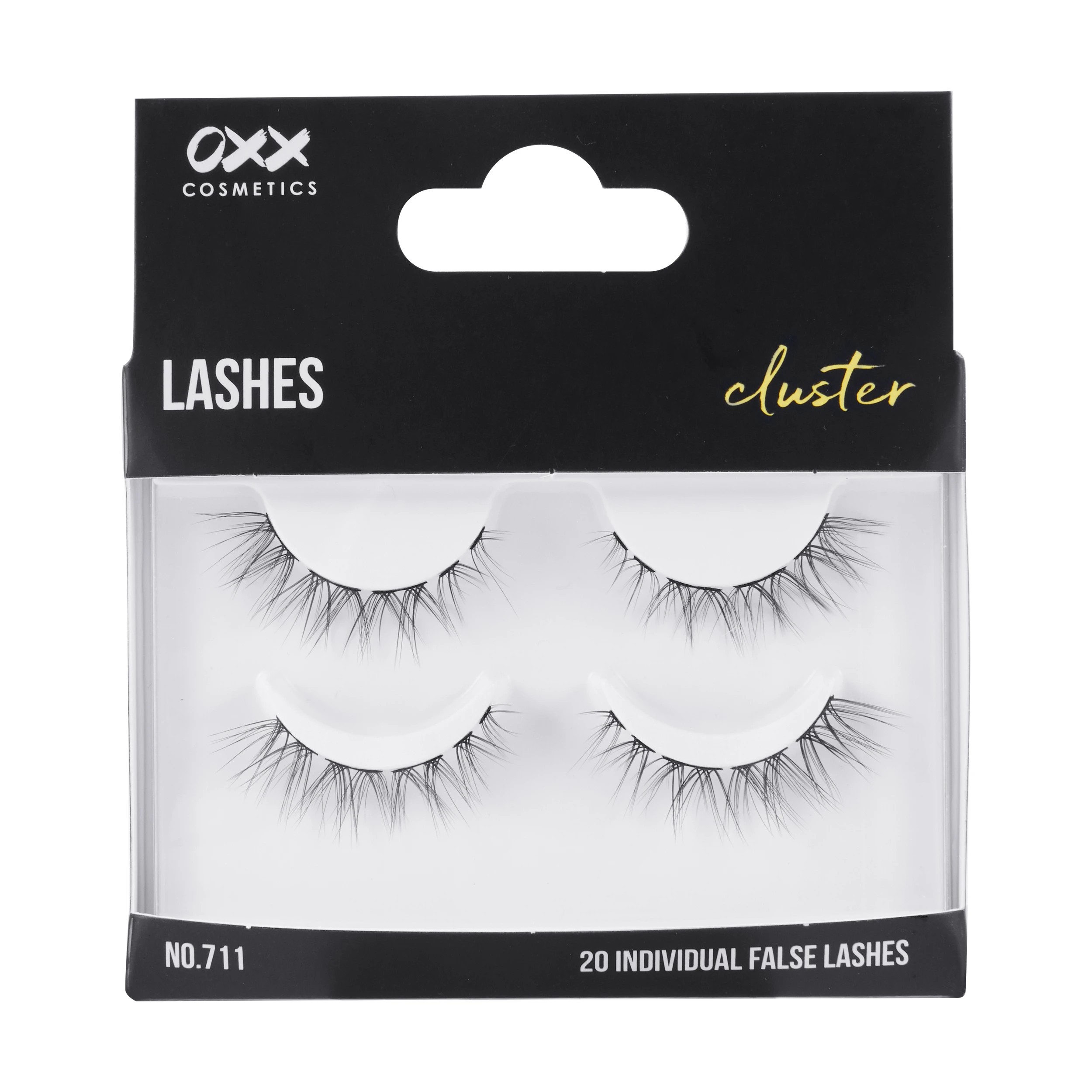 1 OXX Cosmetics 20 Pack Cluster False Lashes - No. 711, 1 of 5