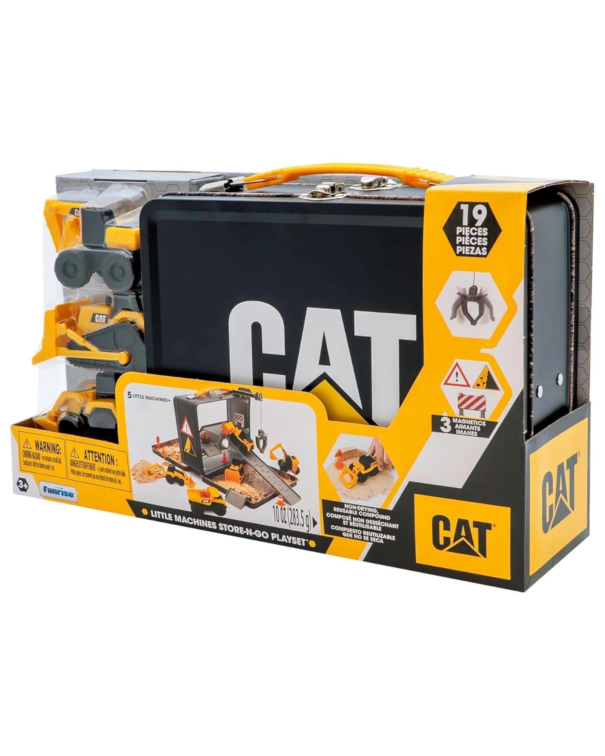 2 CAT Little Machines Store-N-Go Playset With 5 Vehicles, 2 of 5