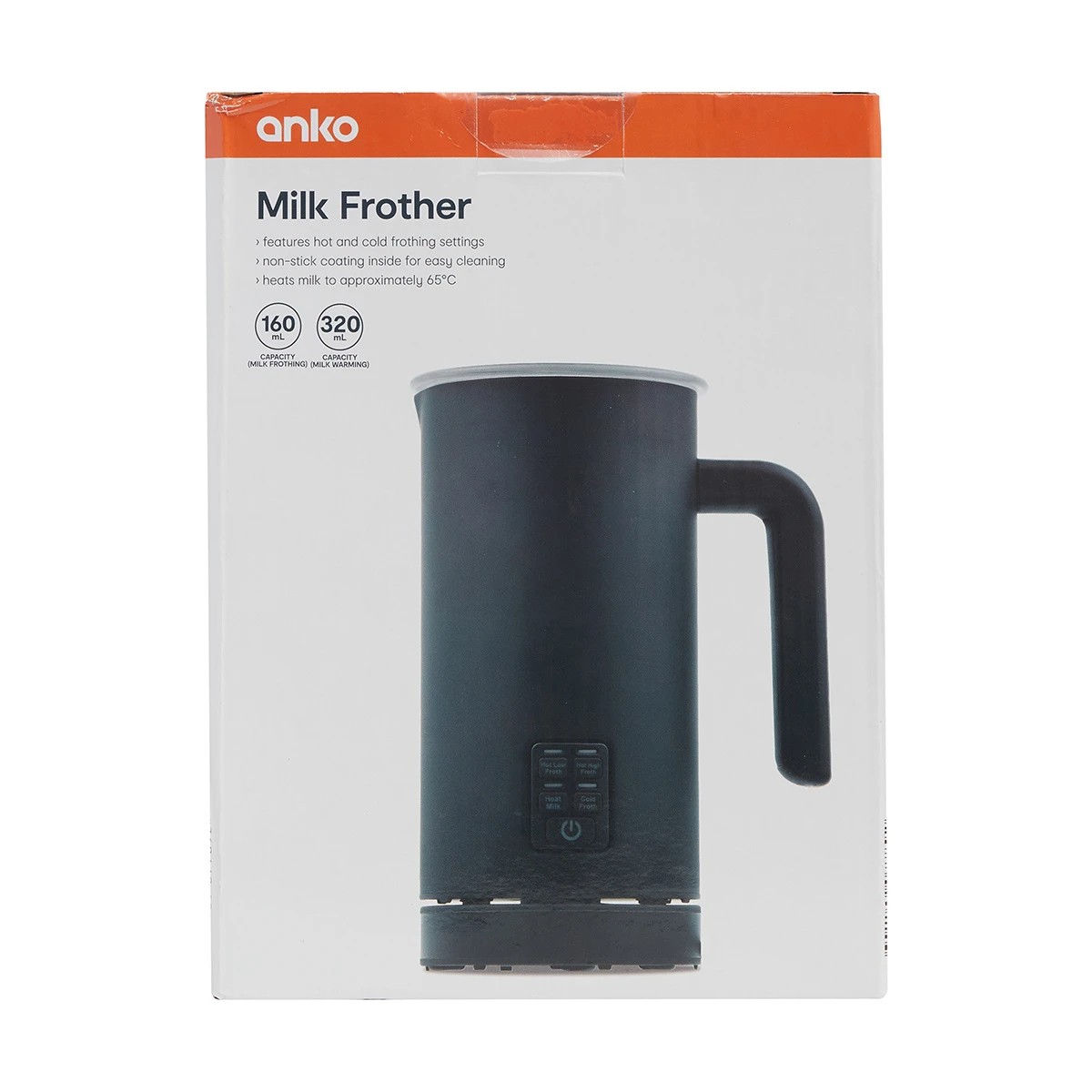 8 Milk Frother - Black, 8 of 8