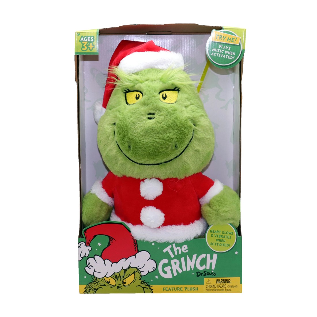 1 Dr. Seuss's The Grinch Feature Plush Toy, 1 of 3