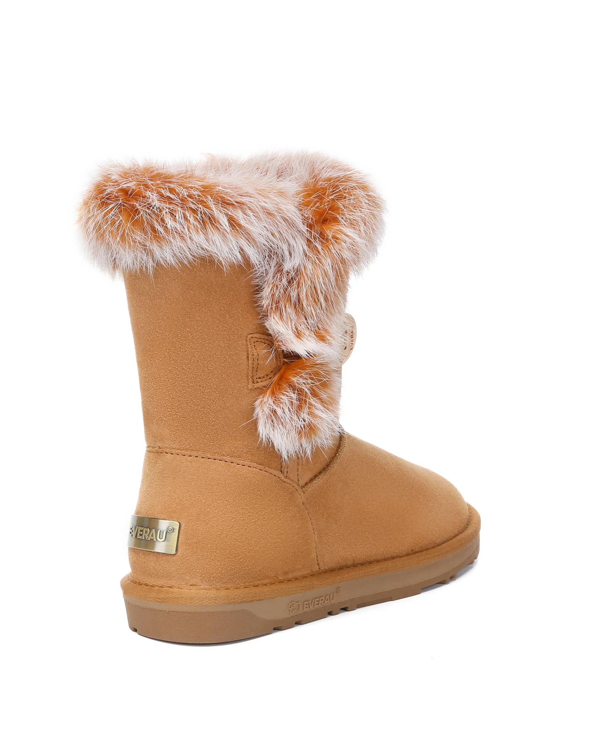 3 Everau Womens Donna Boots CHESTNUT, 3 of 5